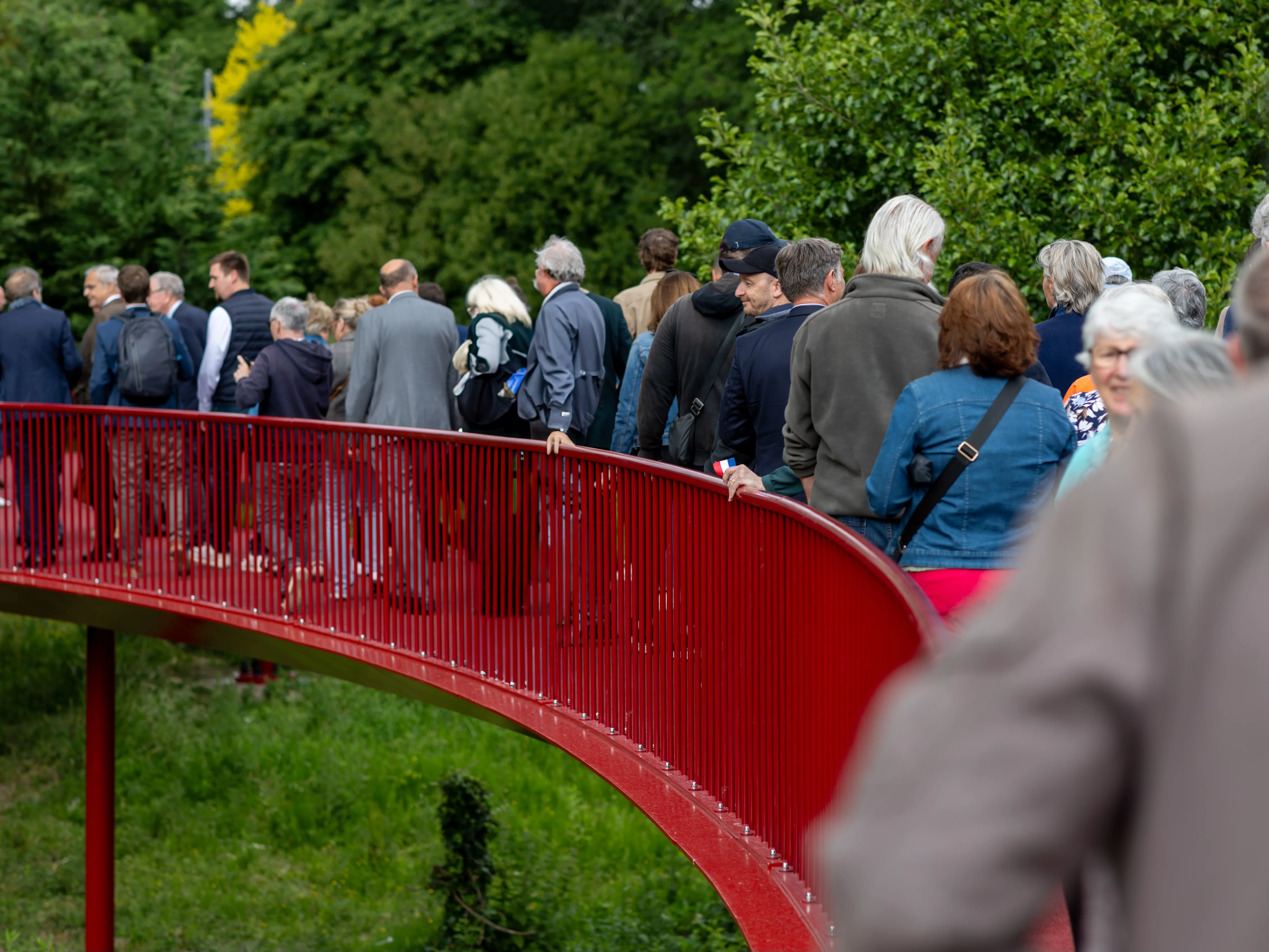 INAUGURATION DE LA PASSERELLE