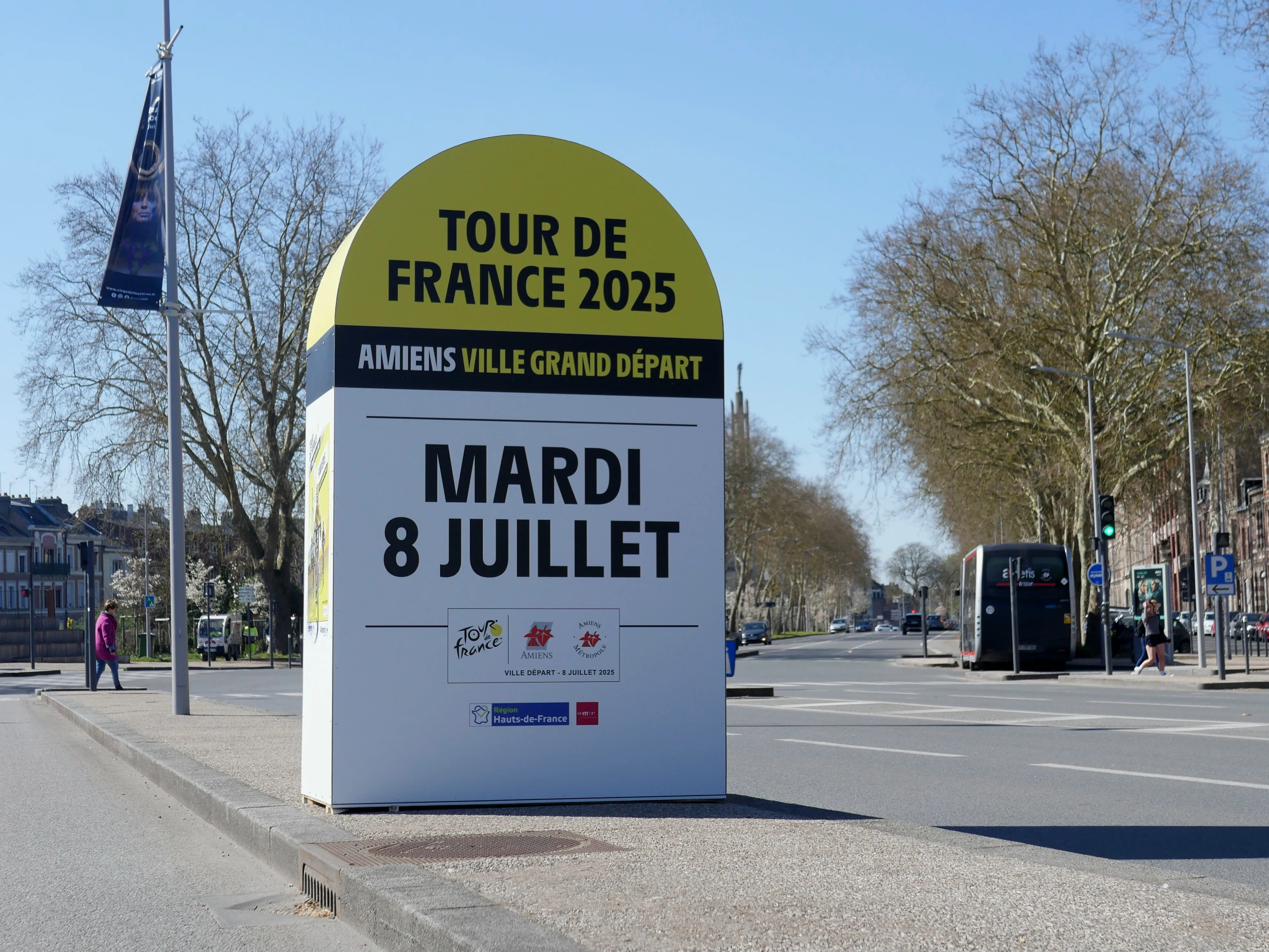 LE TOUR DE FRANCE À AMIENS