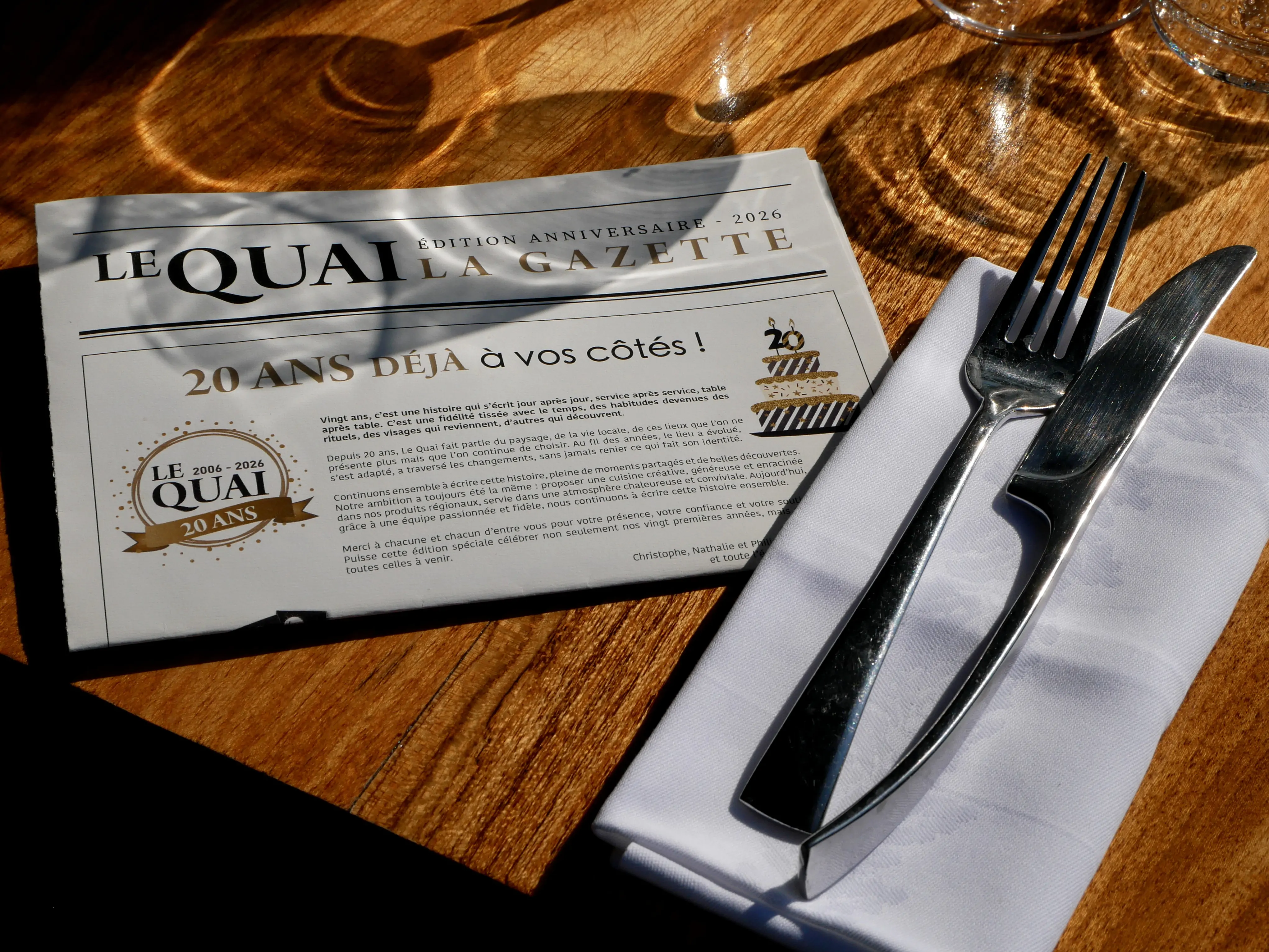 LE QUAI FÊTE SES 20 ANS