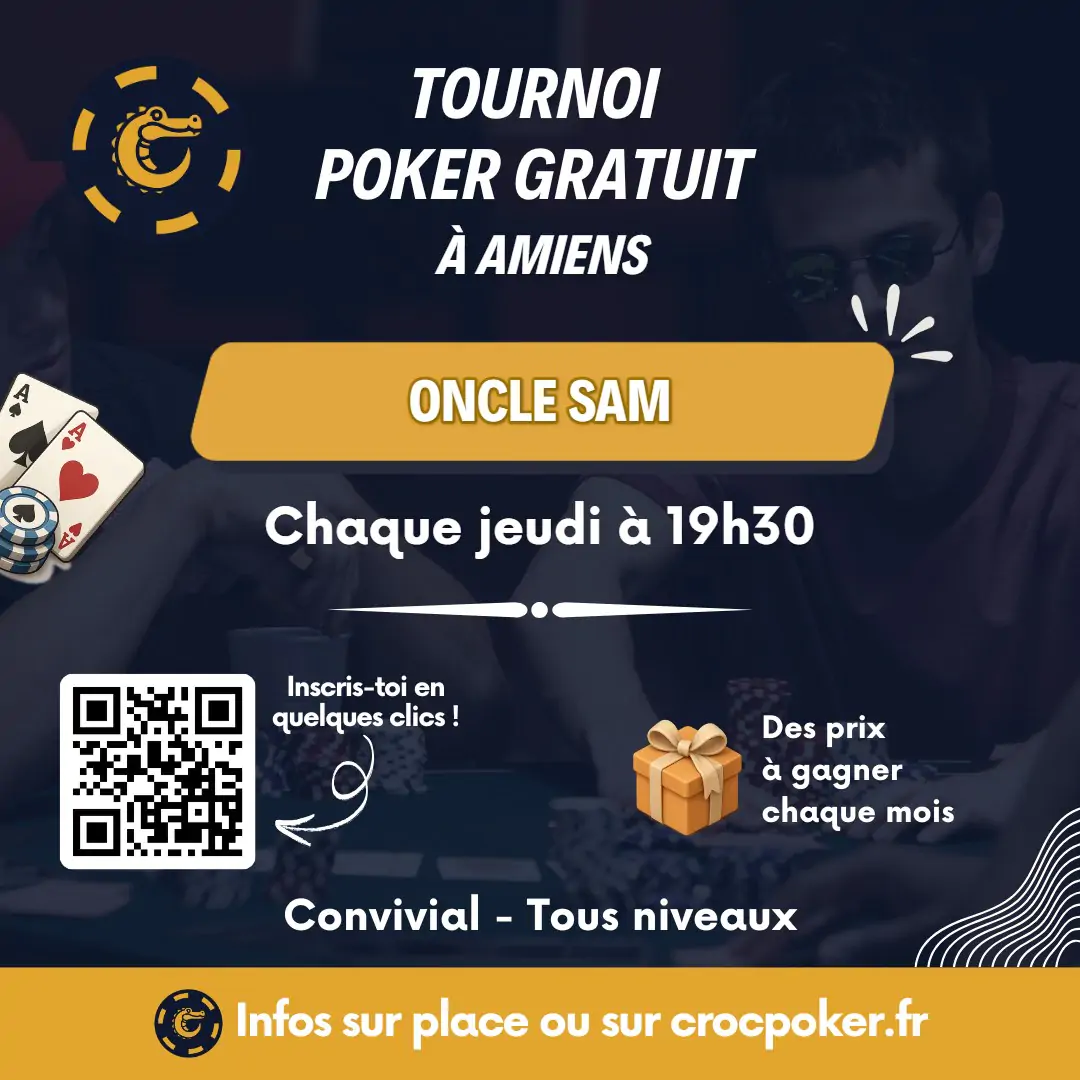 Croc'Poker débarque à Amiens !