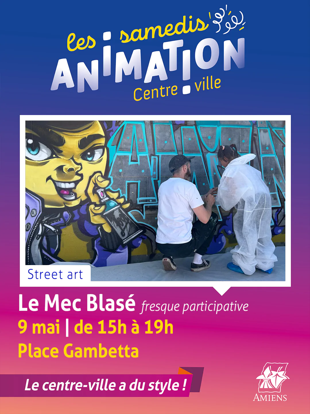 Street art - LE MEC BLASÉ