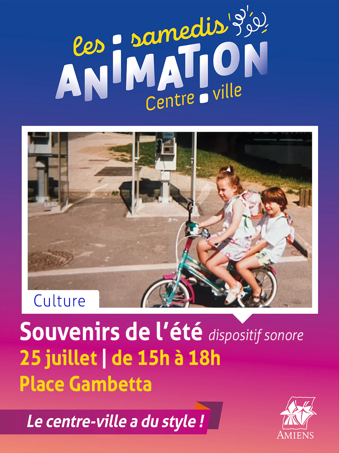Animation - Podcast souvenir de l'été
