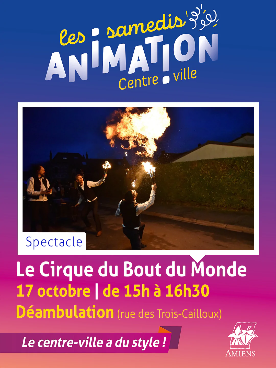 Cirque de rue - JONGLEURS DE FEU & CRACHEUR DE FEU