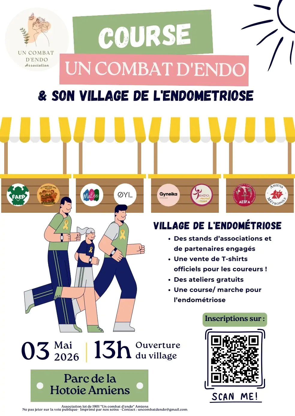 COURSE UN COMBAT D'ENDO & SON VILLAGE DE L'ENDOMÉTRIOSE