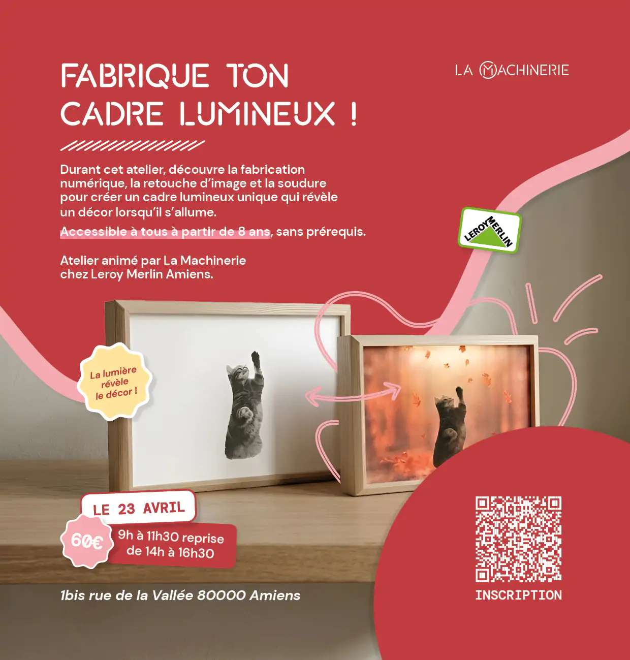 Fabriquez votre cadre lumineux !