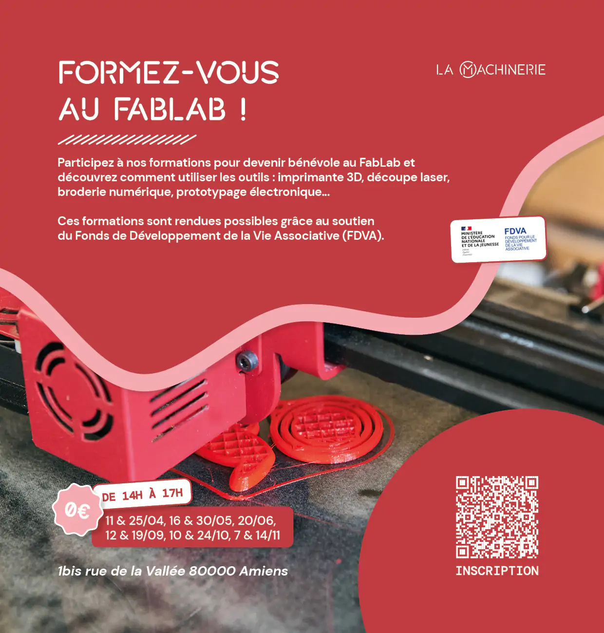 Formez-vous gratuitement à la fabrication numérique !