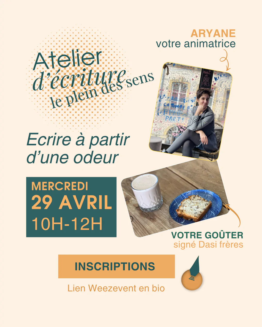 Atelier d'écriture chez Dasi frères