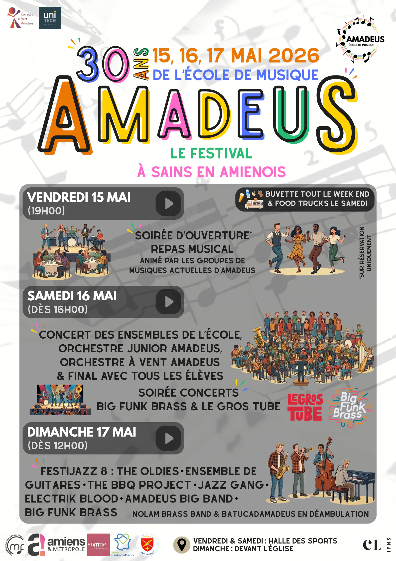 Festival des 30 ans de l'école de musique Amadeus