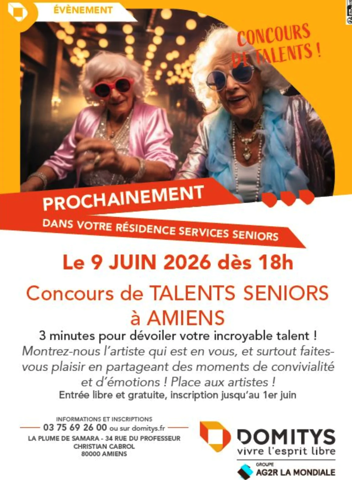 Concours de talents pour senior
