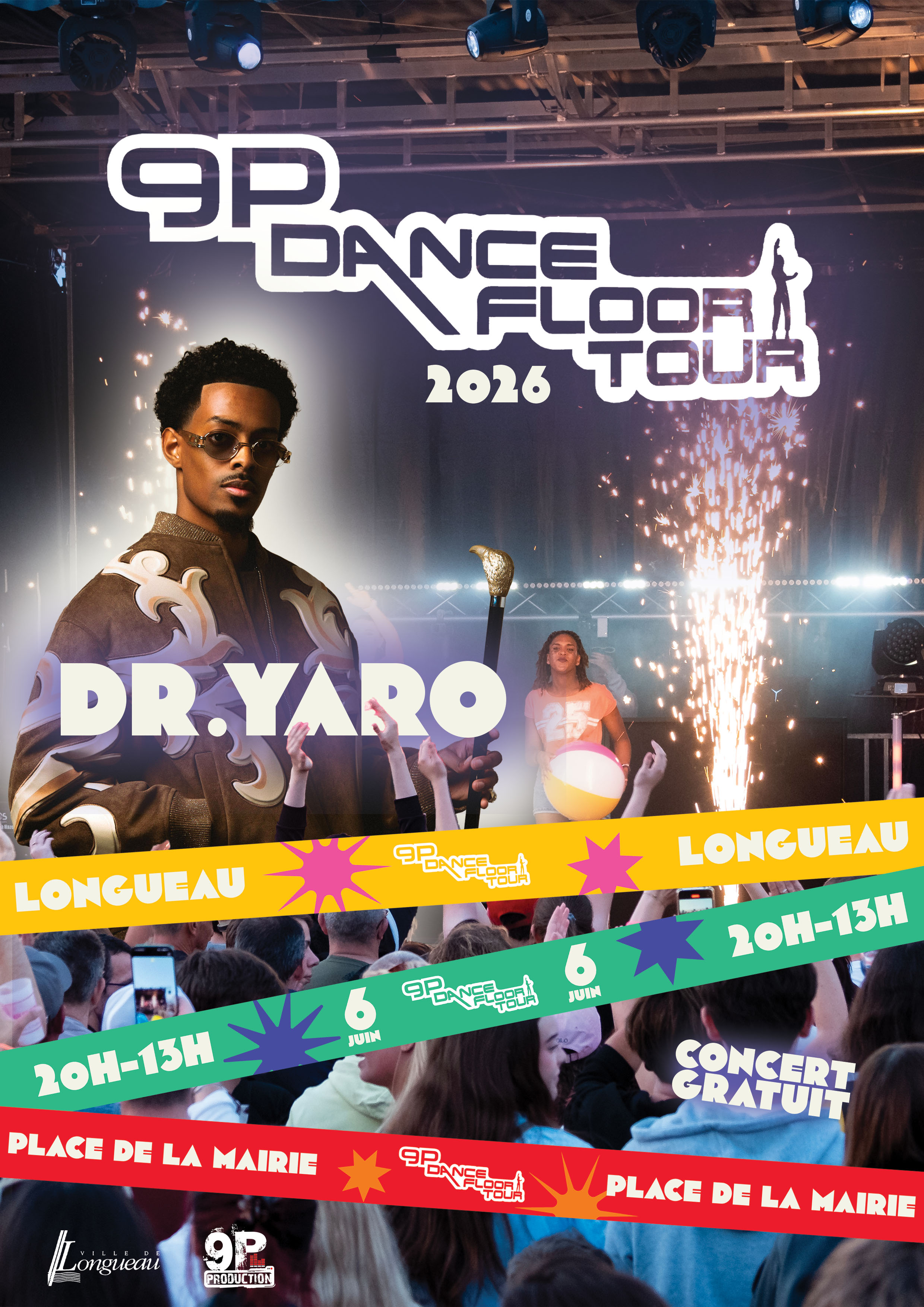 9P Dancefloor Tour - Longueau avec Dr. Yaro