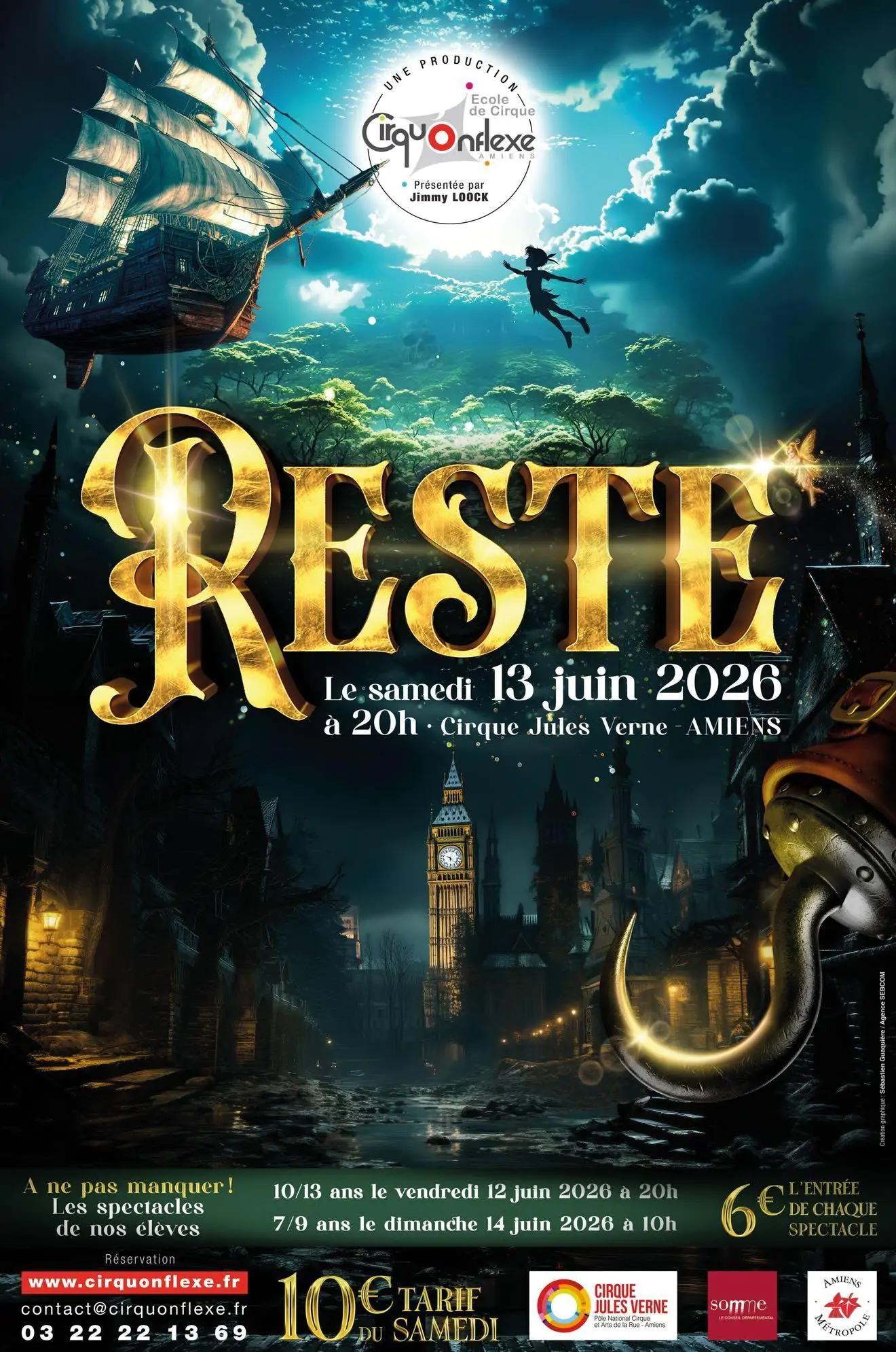 Peter Pan au Cirque Jules Verne