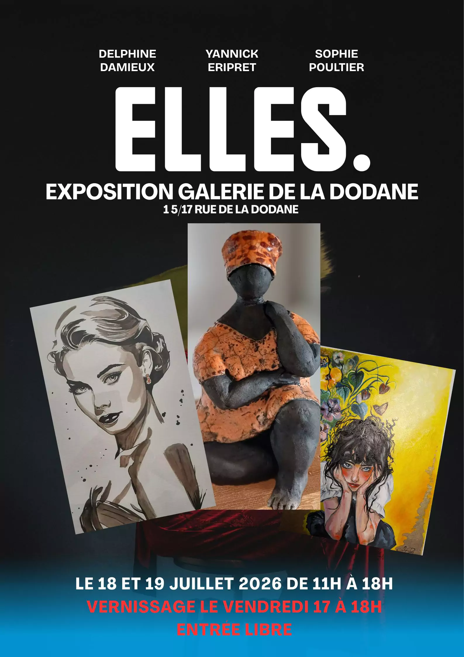 Exposition de peintures à la Dodane 18 & 19 Juillet