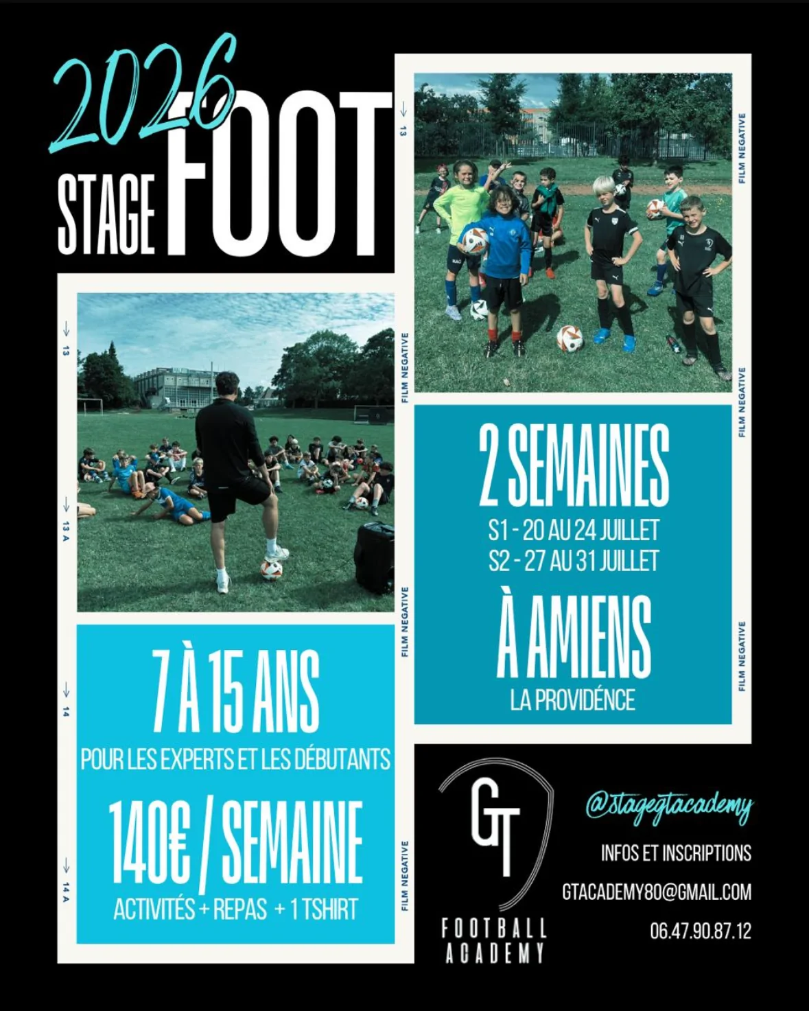 Stage de football GT football academy