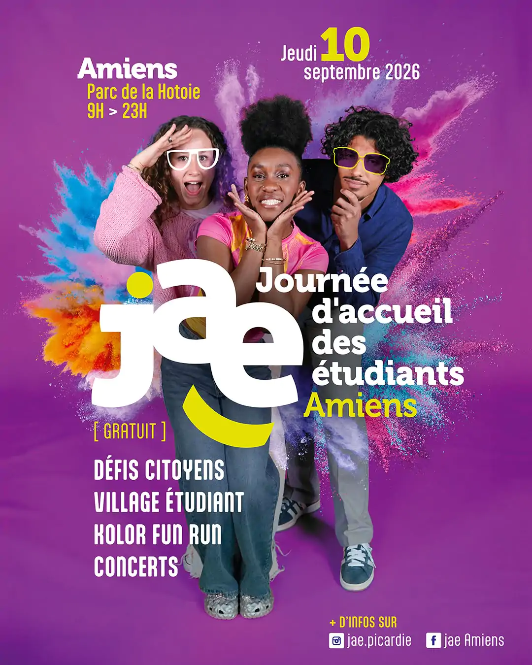Journée d’accueil des étudiants – Mosimann, Juste Shani et Naje