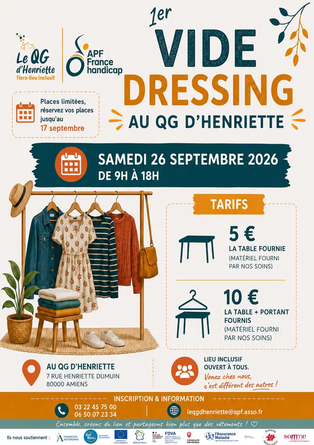 Vide-dressing du QG d’Henriette