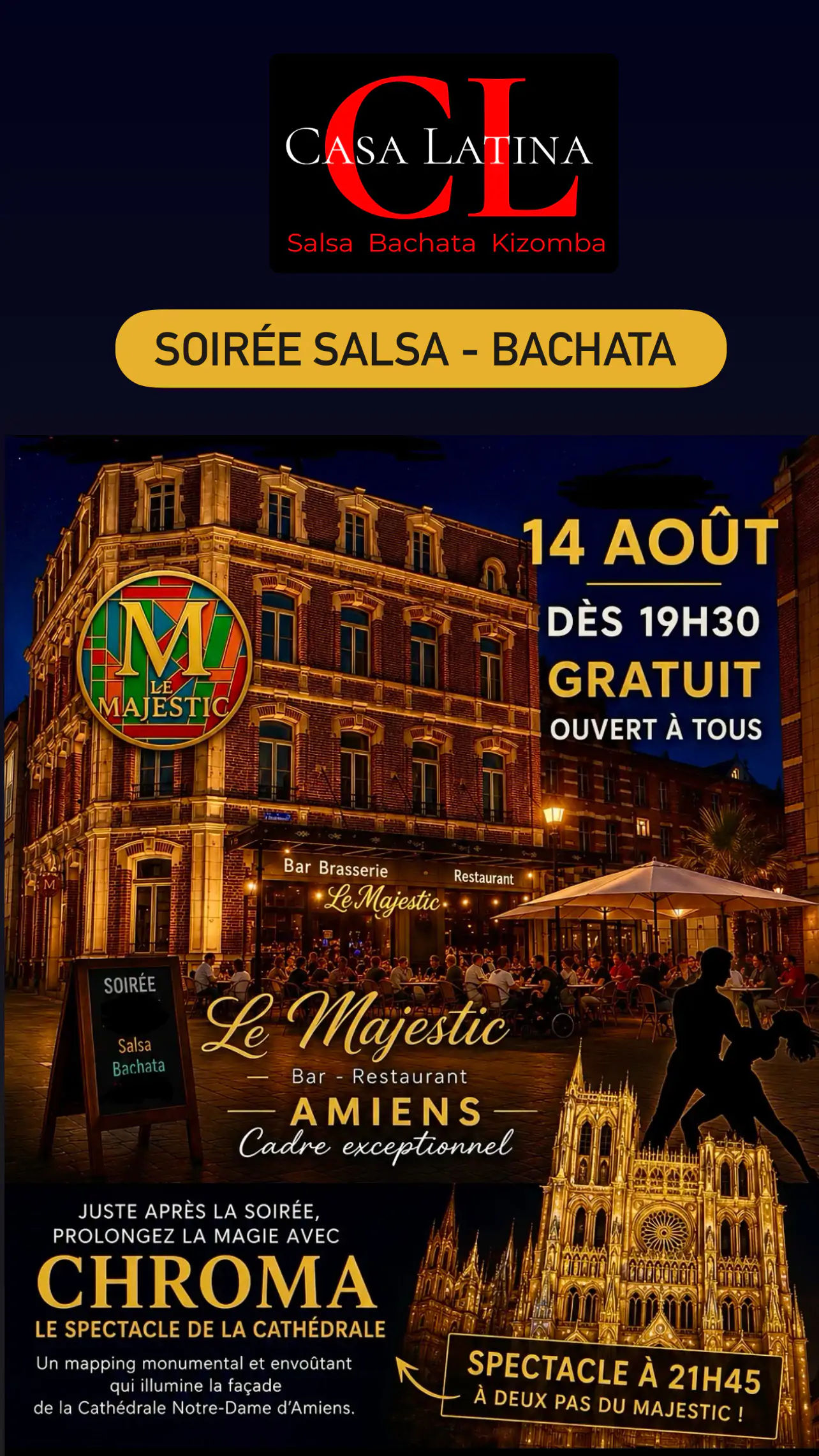 Soirée Latino en plein air par Casa Latina