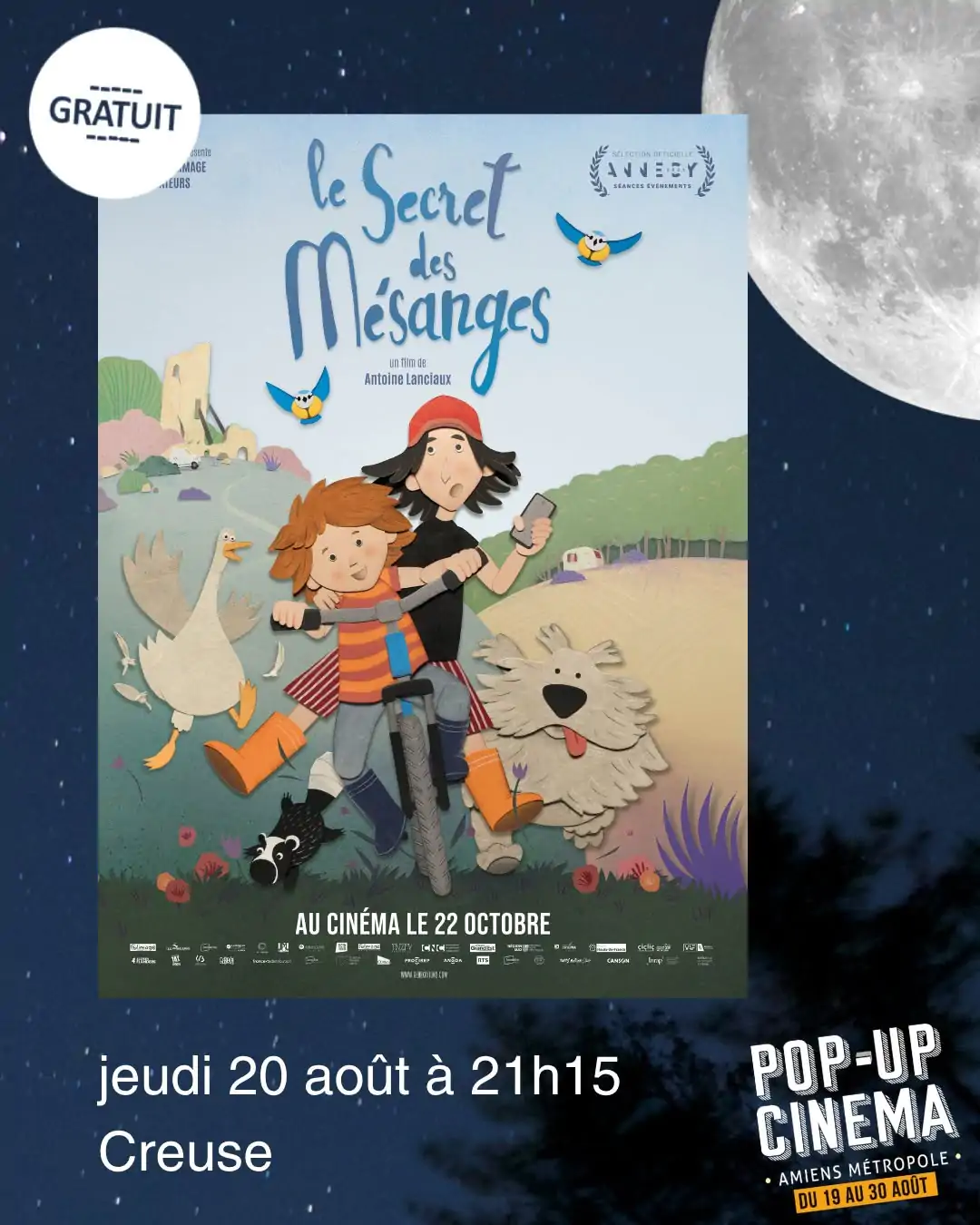 Pop-up Cinéma – Le Secret des mésanges