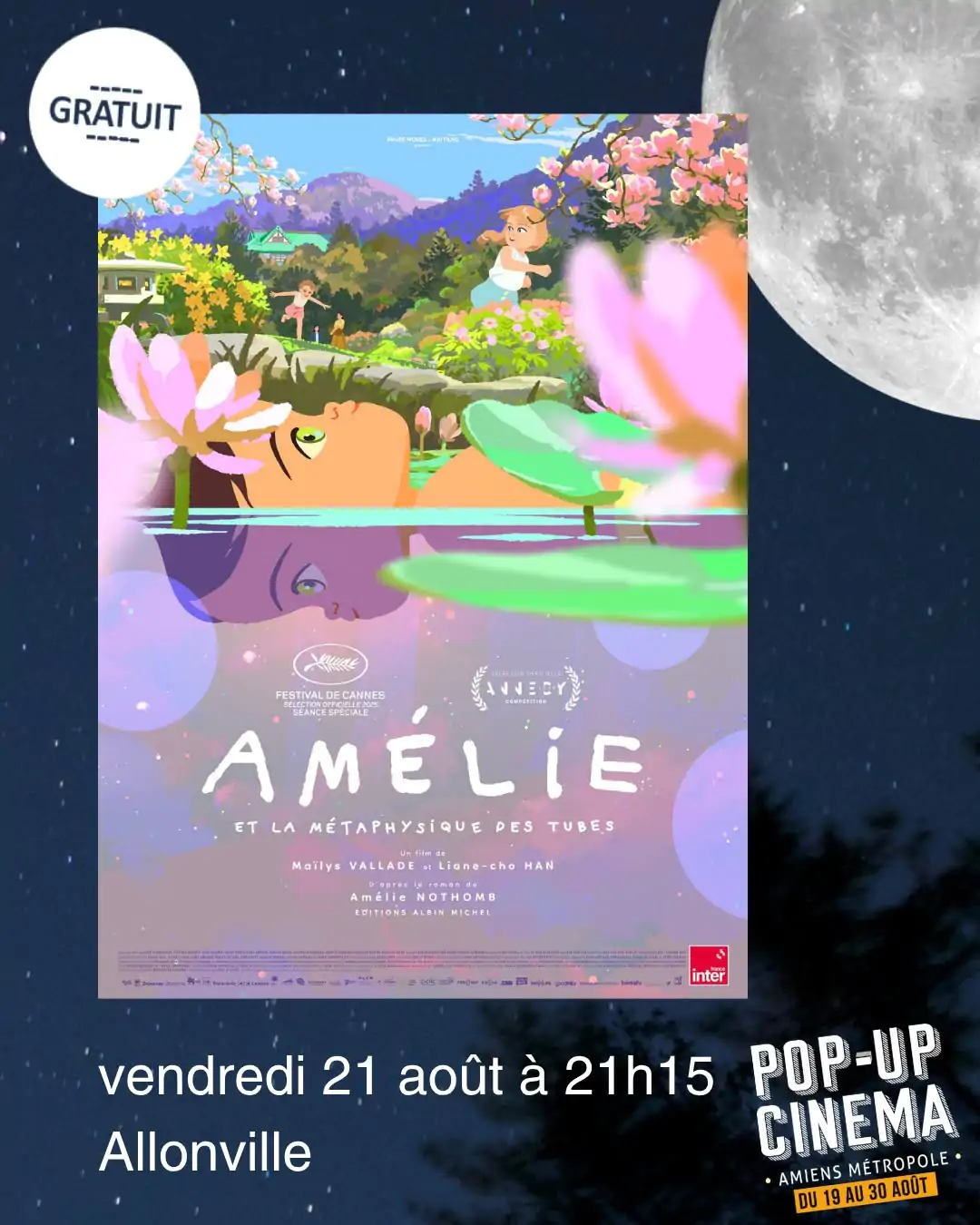 Pop-up Cinéma – Amélie et la Métaphysique des tubes