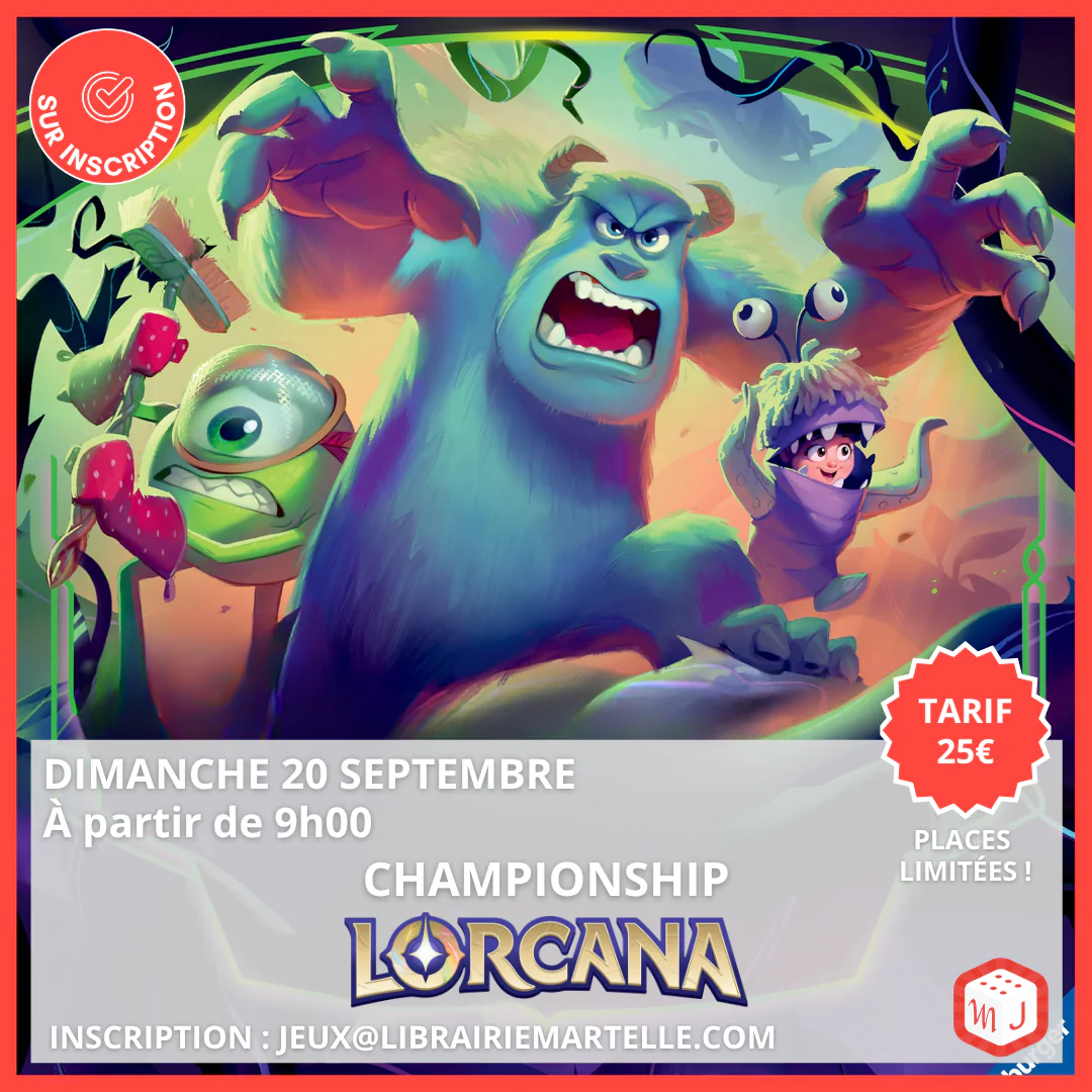 Championship Lorcana chez Martelle Jeux
