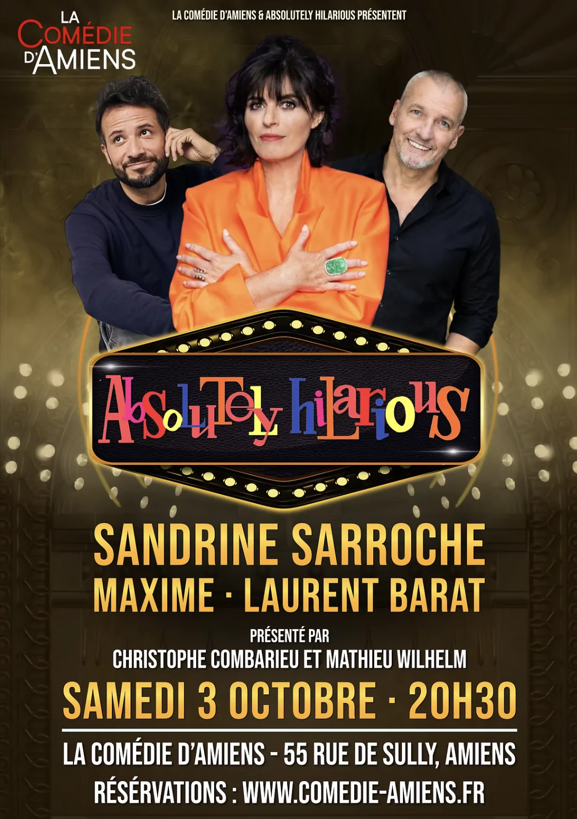 ABSOLUTELY HILARIOUS AVEC SANDRINE SARROCHE