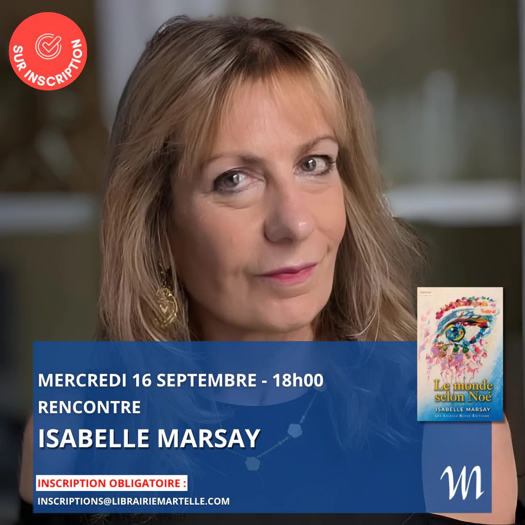 Rencontre avec Isabelle Marsay à la librairie Martelle