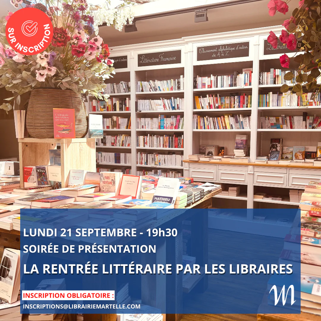 Soirée de présentation de la rentrée littéraire à la librairie Martelle