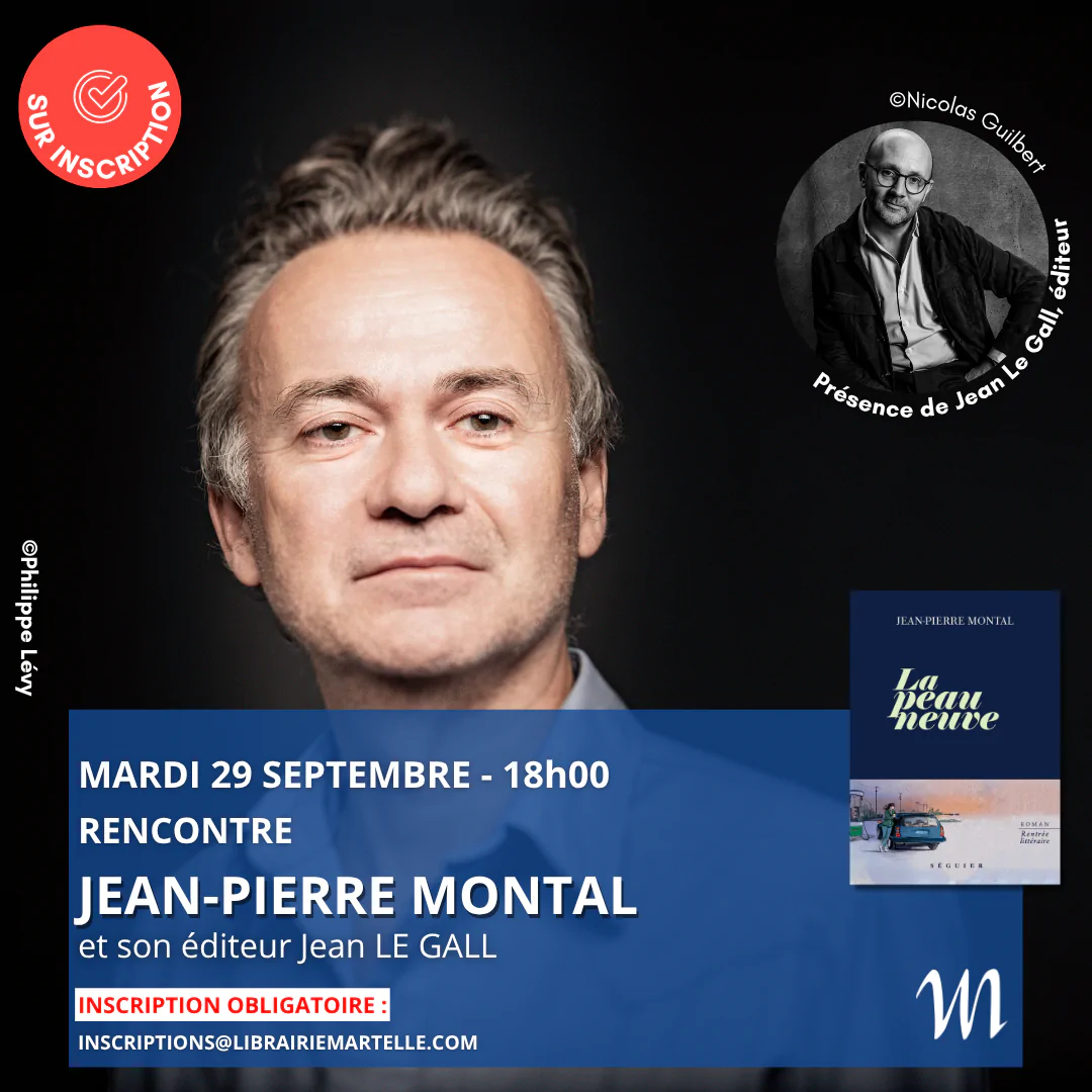 Rencontre avec Jean-Pierre Montal à la librairie Martelle