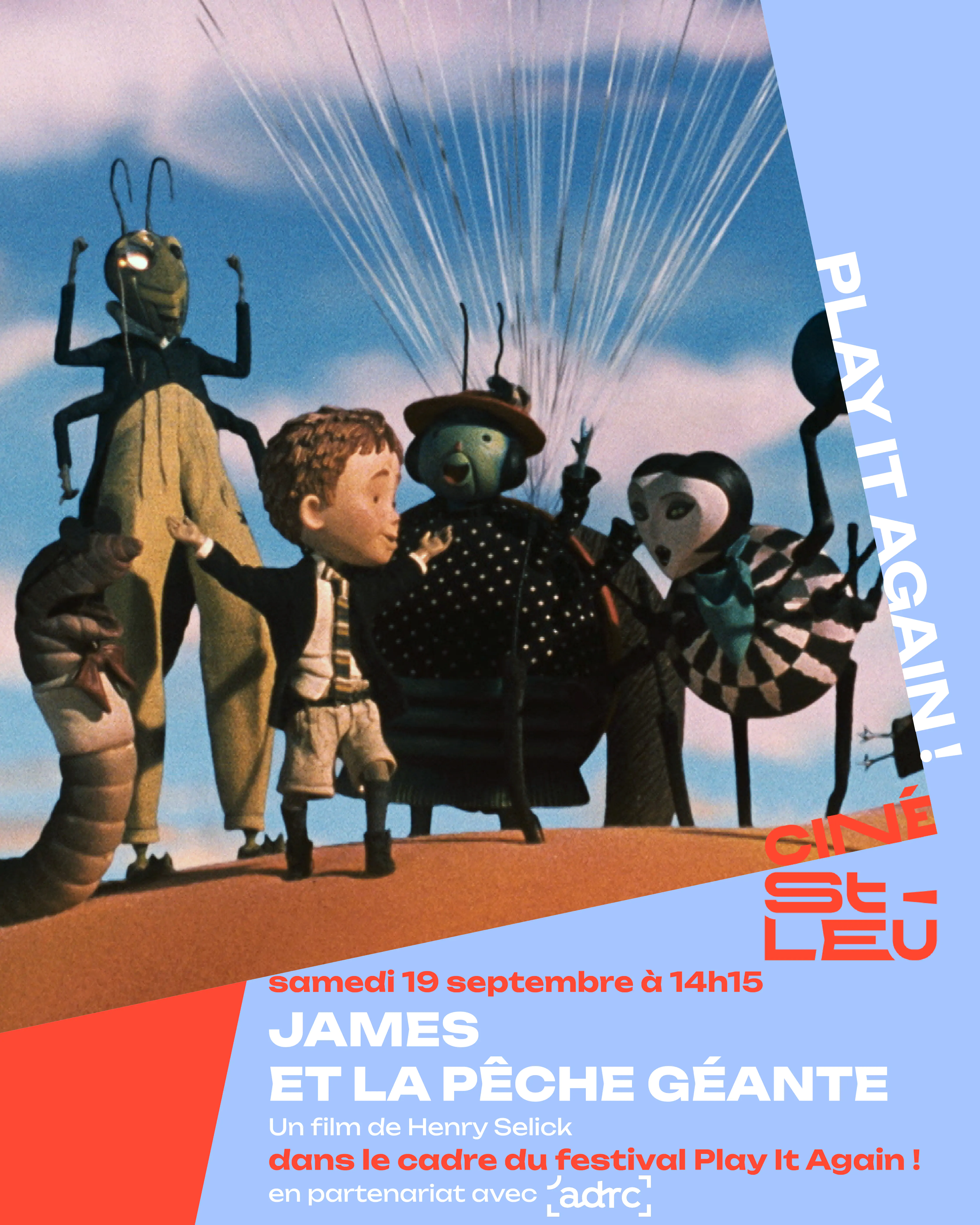 Ciné-Culte : "James et la pêche géante" de Henry Selick (Play It Again 2026)