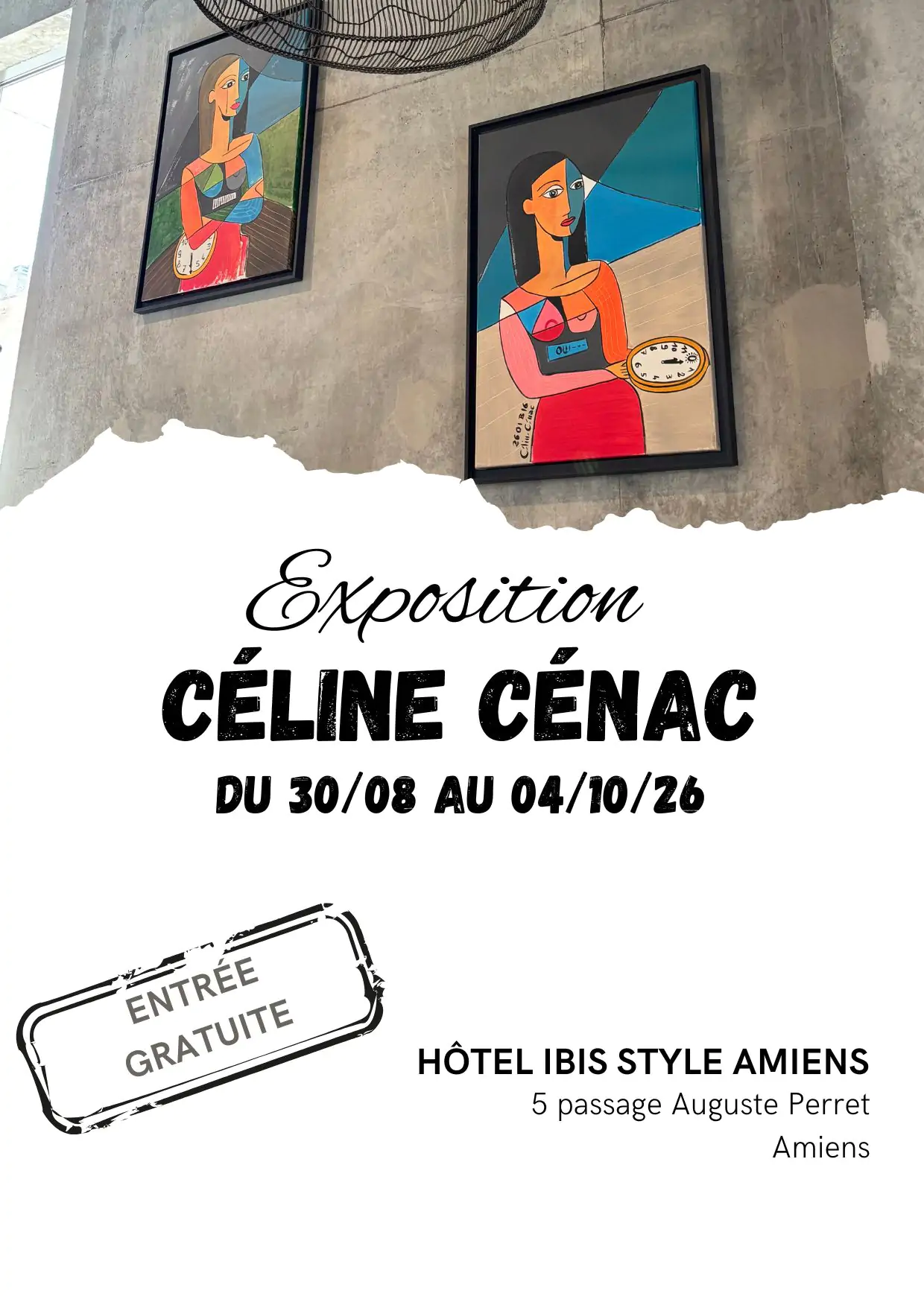 EXPOSITION CÉLINE CÉNAC