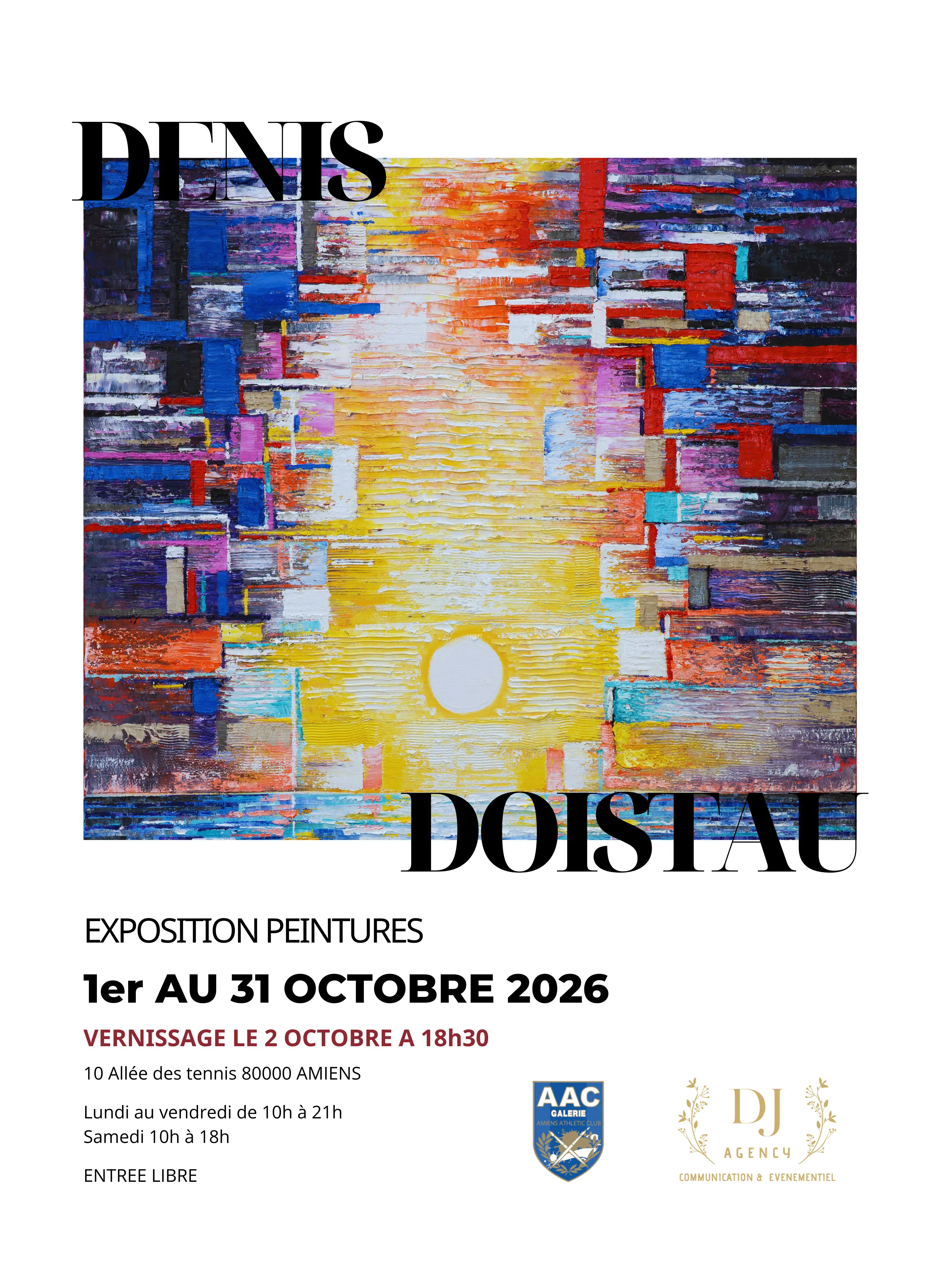 AAC GALERIE - vernissage de l'exposition Denis Doistau