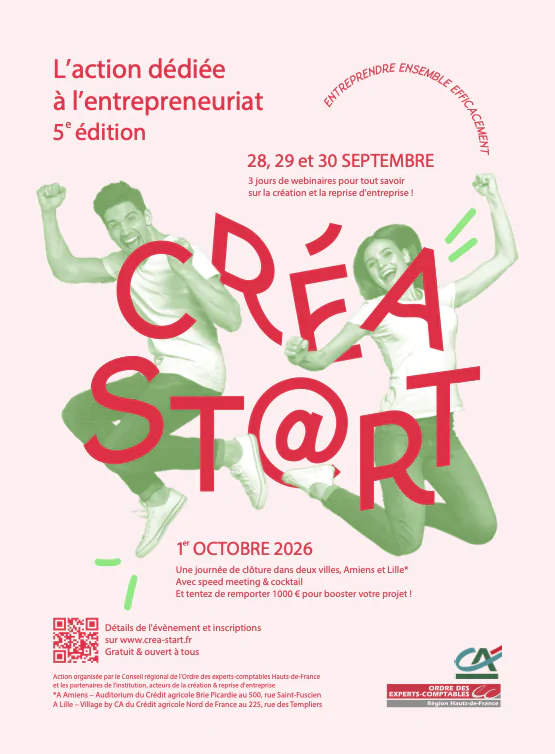 Créa'Start, l’événement dédié à la création et à la reprise d’entreprise