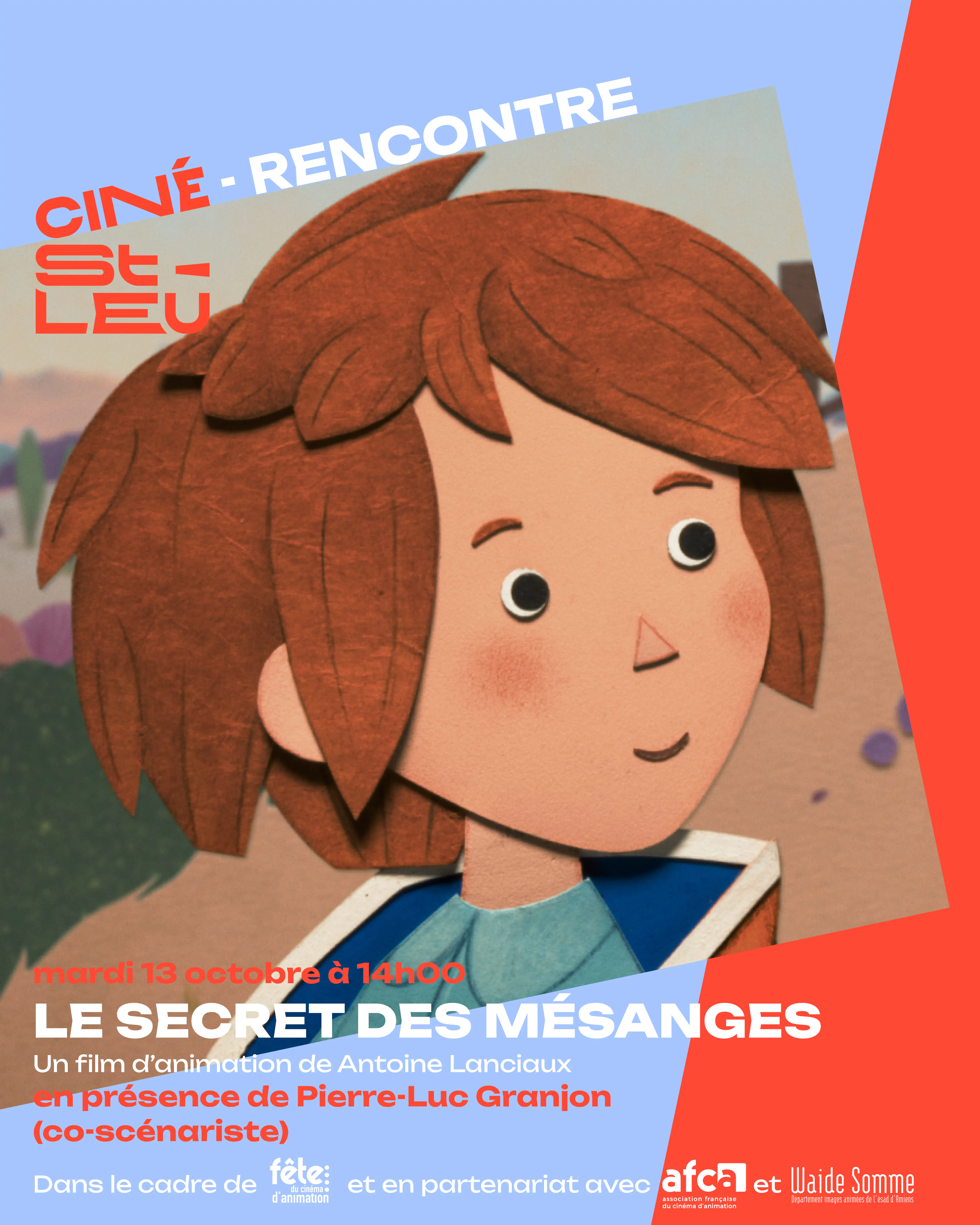 Ciné-Rencontre : "Le Secret des mésanges", en présence de Pierre-Luc Granjon (co-scénariste)
