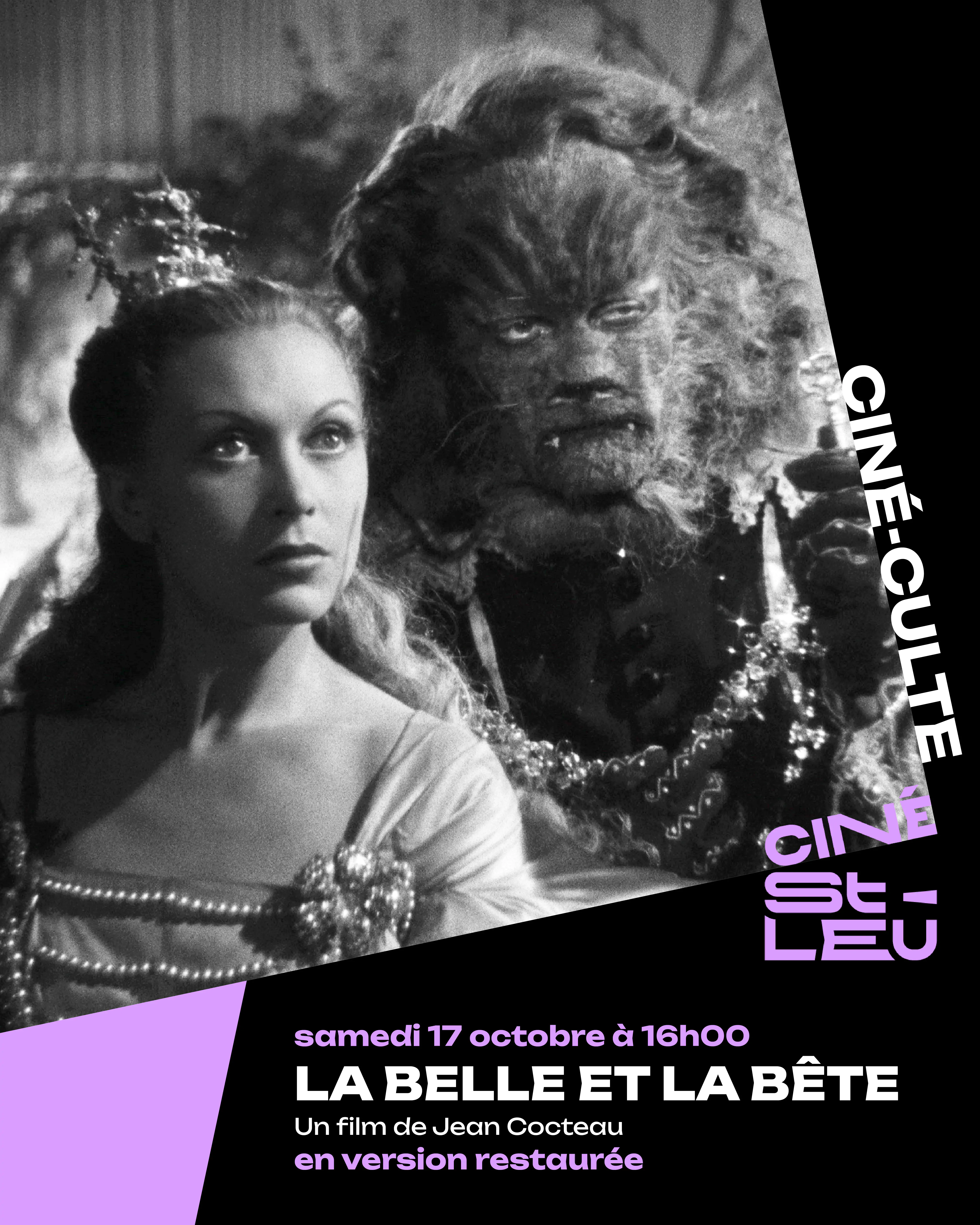 Ciné-Culte : "La Belle et la Bête" de Jean Cocteau (dès 6 ans)
