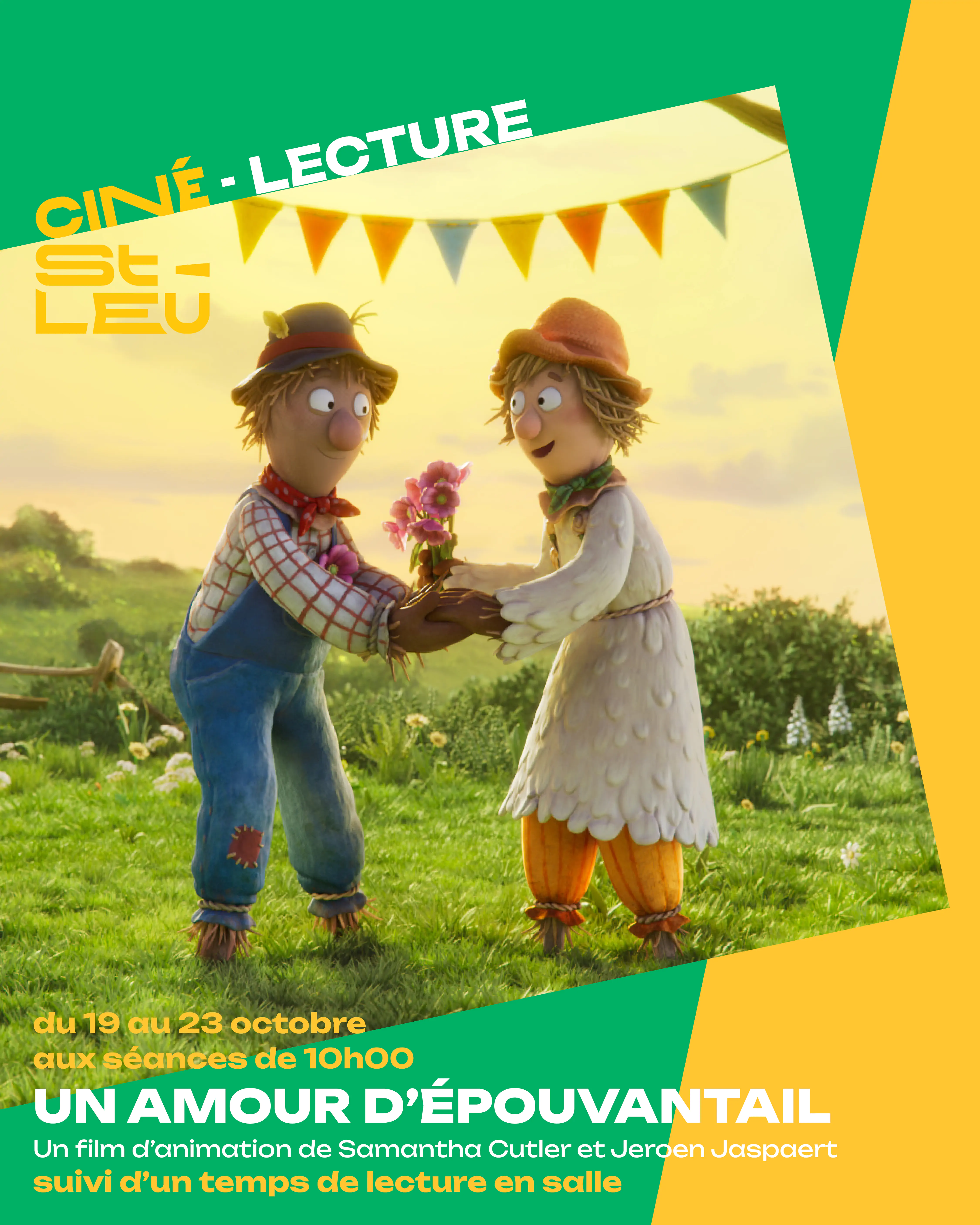 Ciné-Lecture : "Un amour d'épouvantail" de Samantha Cutler et Jeroen Jaspaert (dès 3 ans)