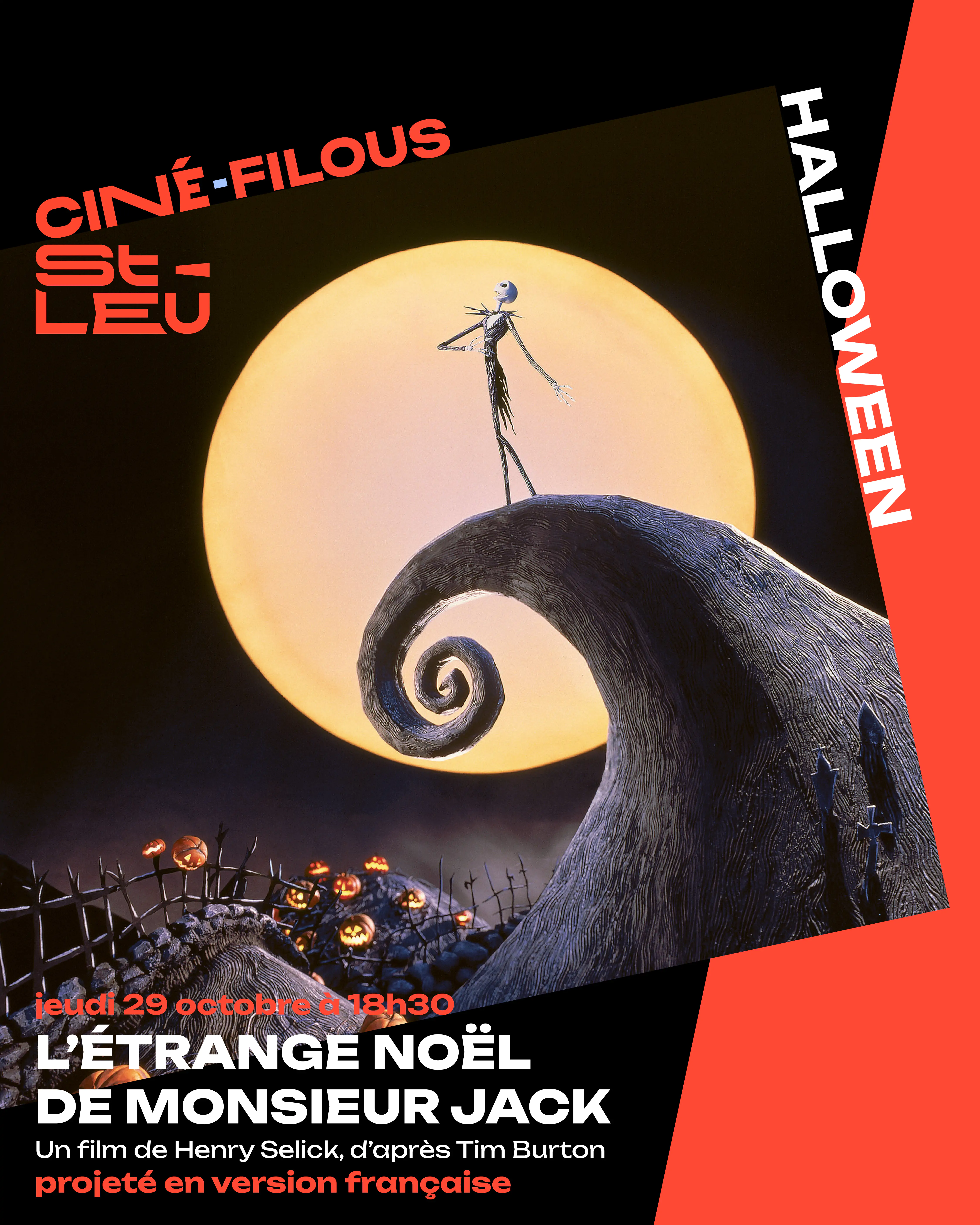 Halloween : "L'Étrange Noël de Monsieur Jack" de Henry Selick (VF, dès 7 ans)