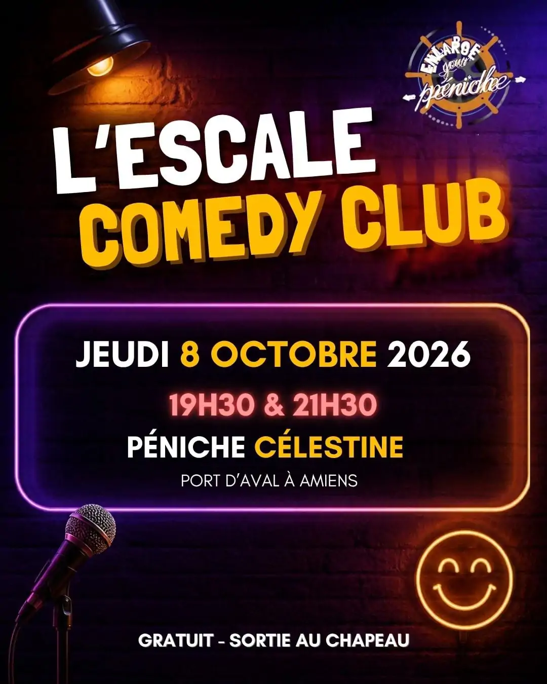 Soirée stand up : Escale Comedy Club