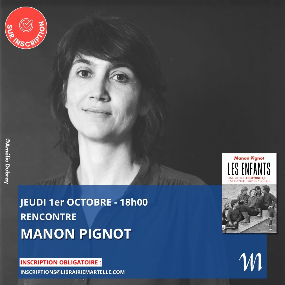 Rencontre avec Manon Pignot à la librairie Martelle
