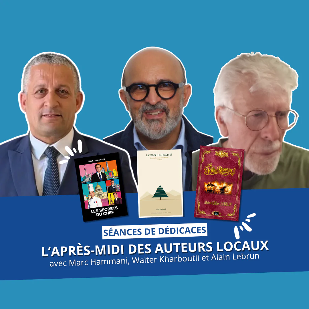 Après-midi des auteurs d'ici à la librairie Martelle
