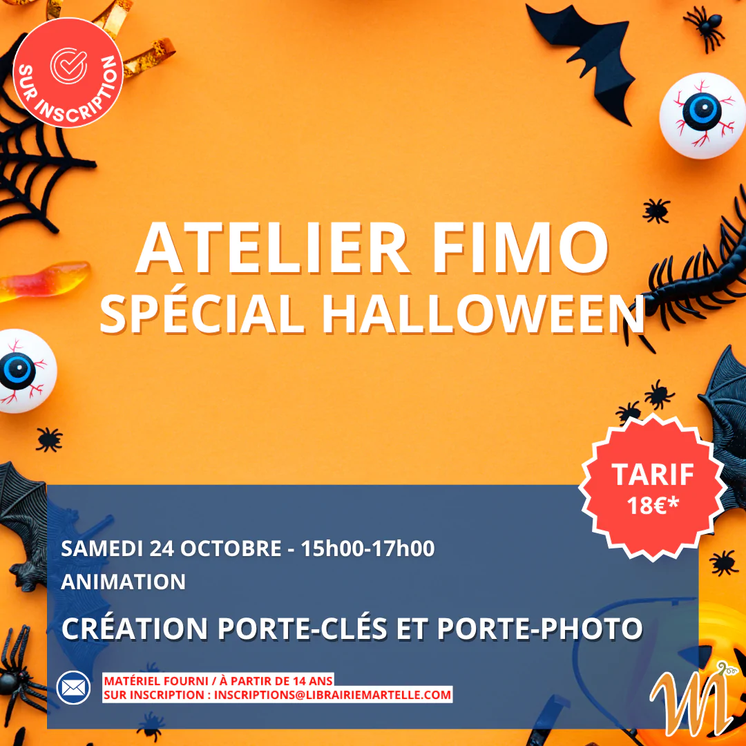 Atelier créatif - Pâte FIMO à la librairie Martelle