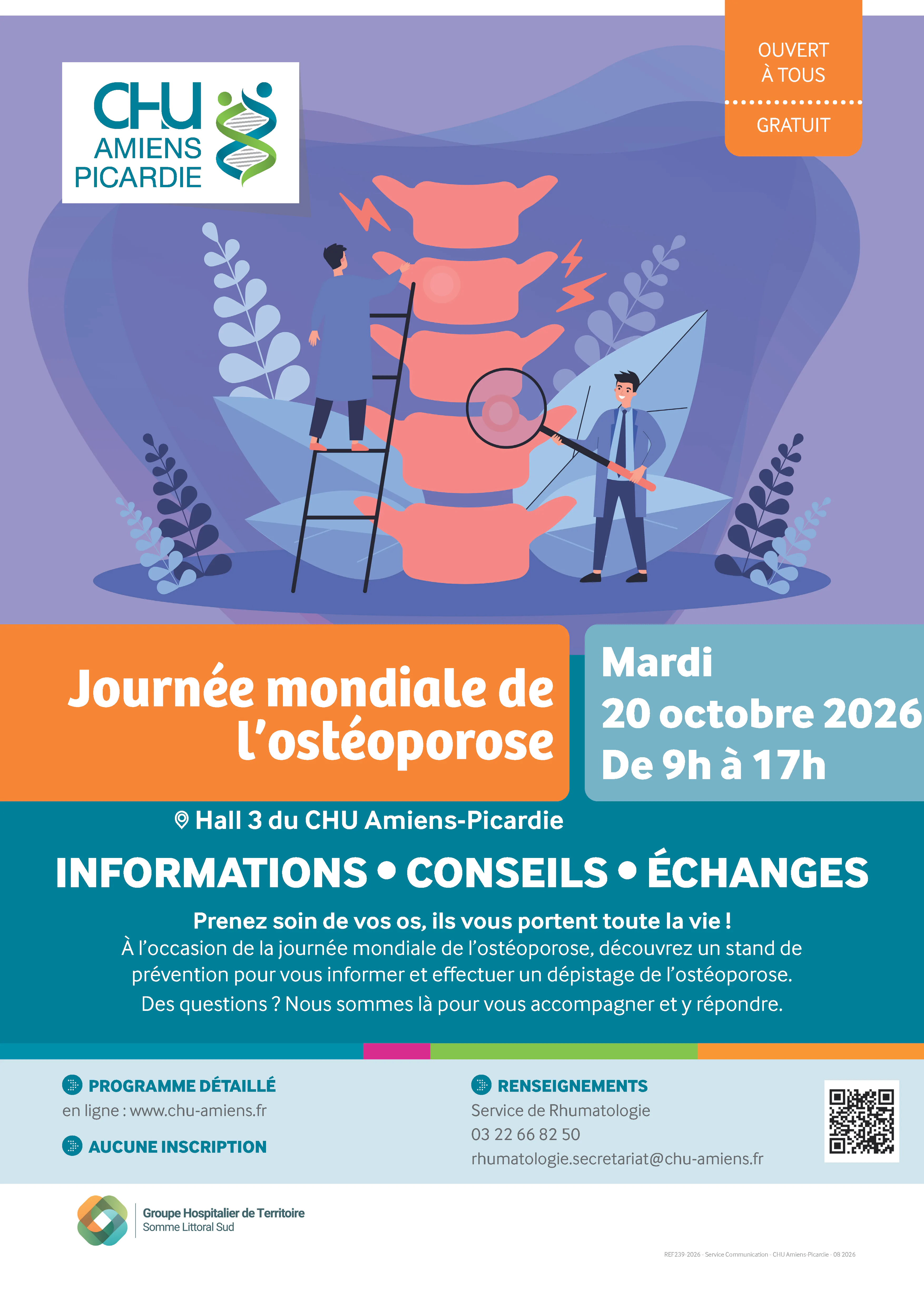 Journée mondiale de l’ostéoporose