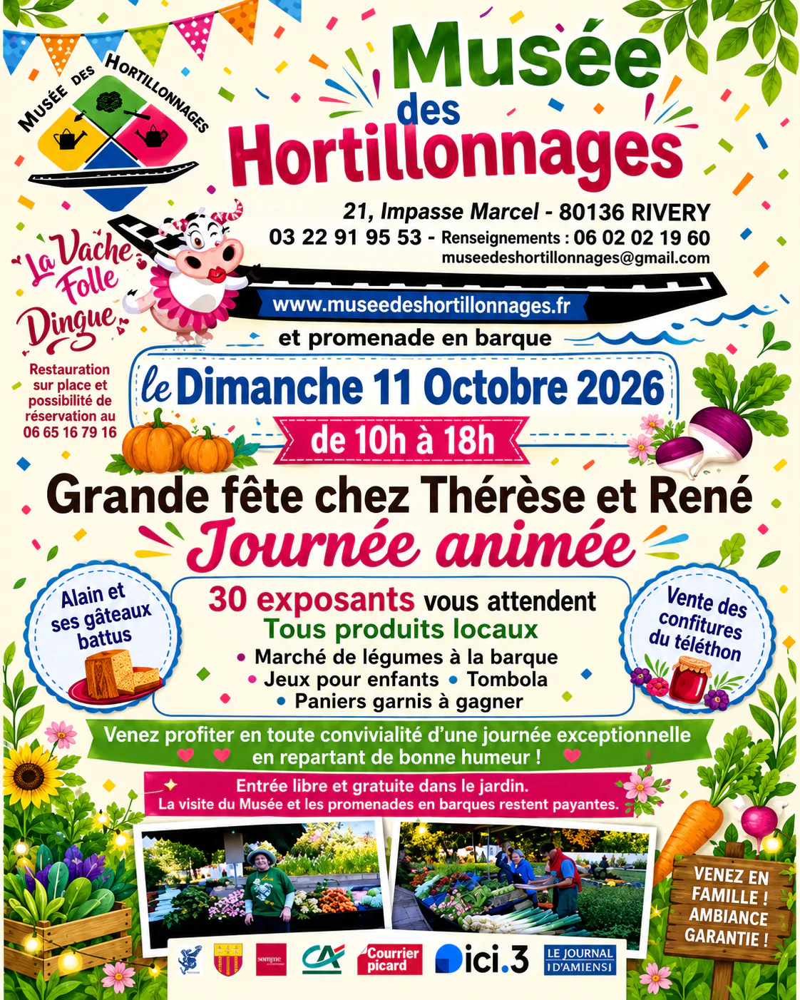 Musée des Hortillonnages - Grande fête chez Thérèse et René