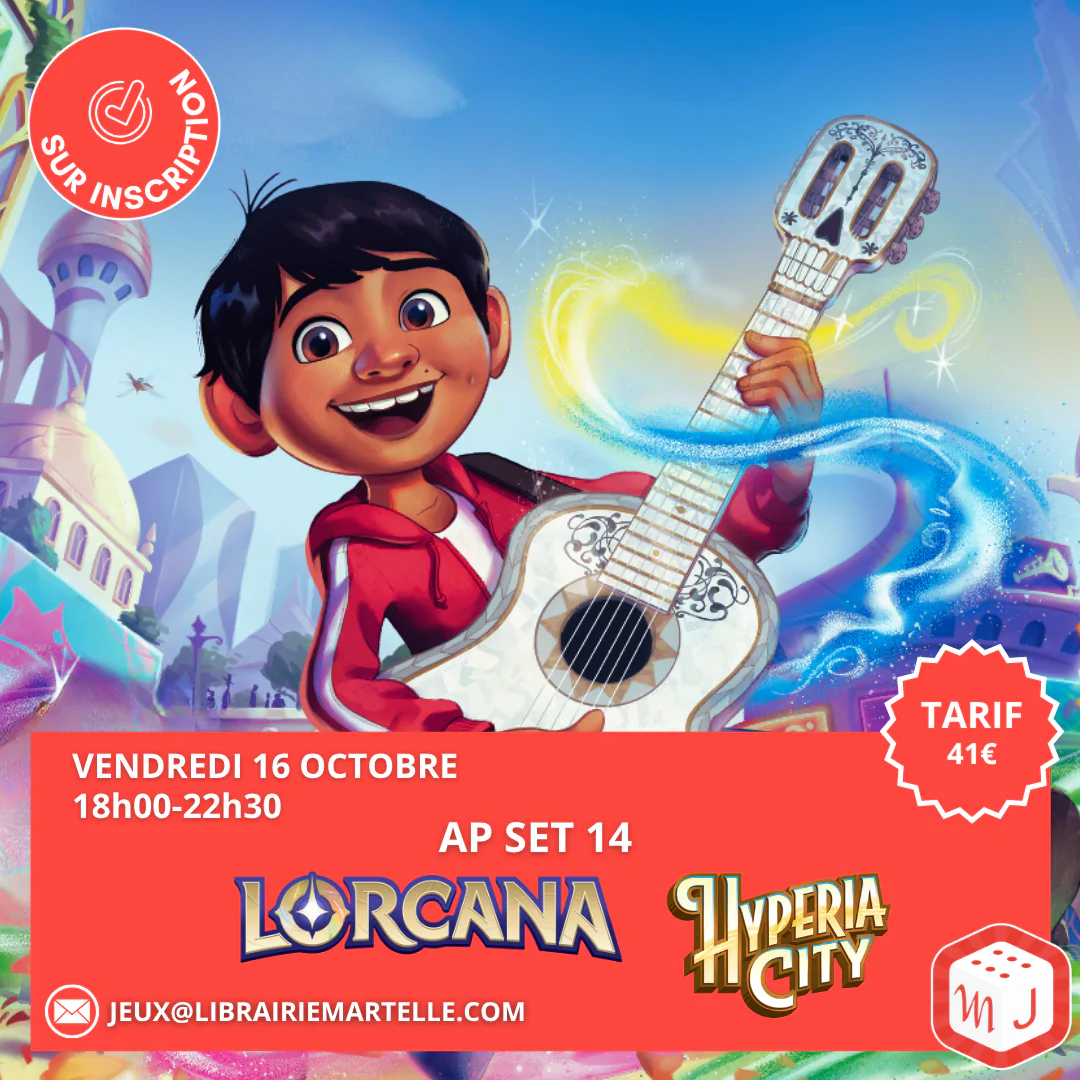 Tournoi Avant-première Lorcana chez Martelle jeux