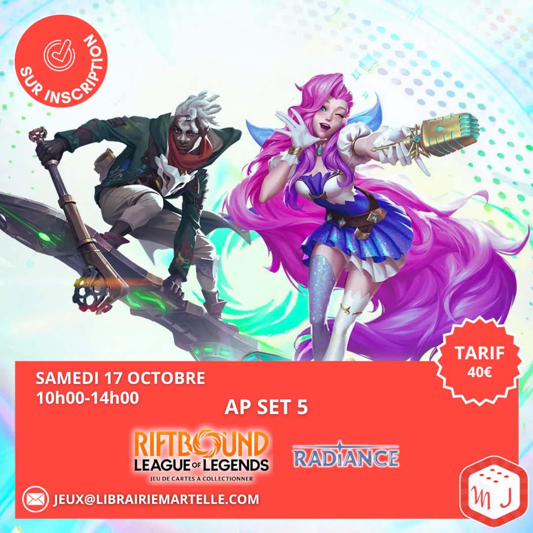 Tournoi Avant-première Riftbound chez Martelle jeux