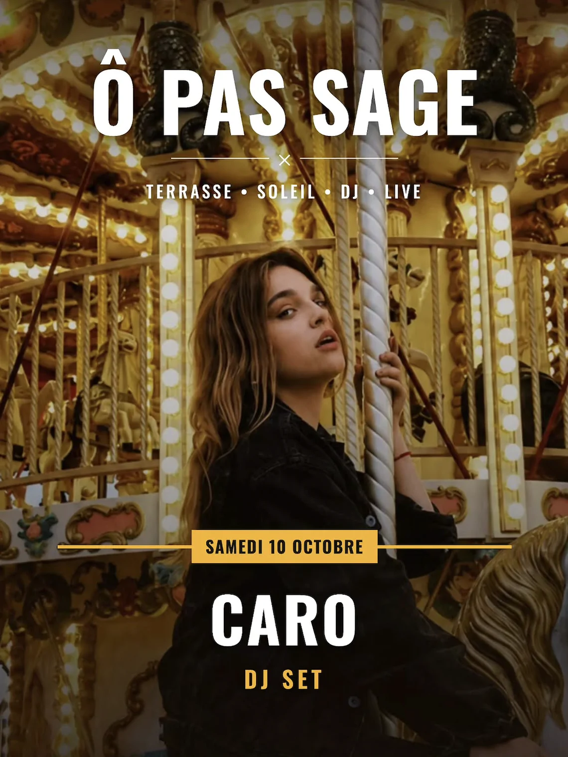 CARO – DJ Set chez Ô Pas Sage