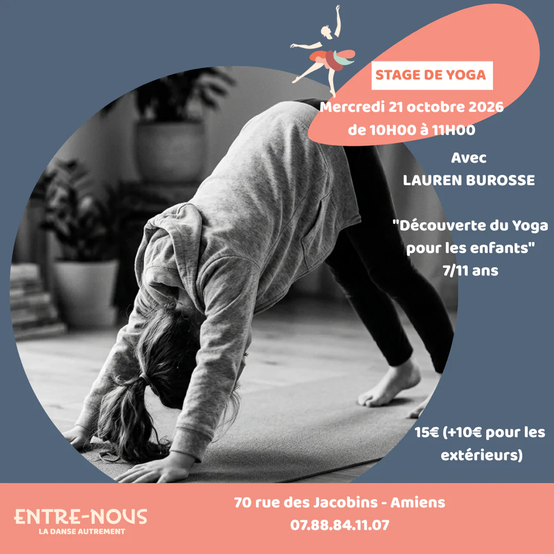 Atelier de yoga pour enfants 7/11 ans