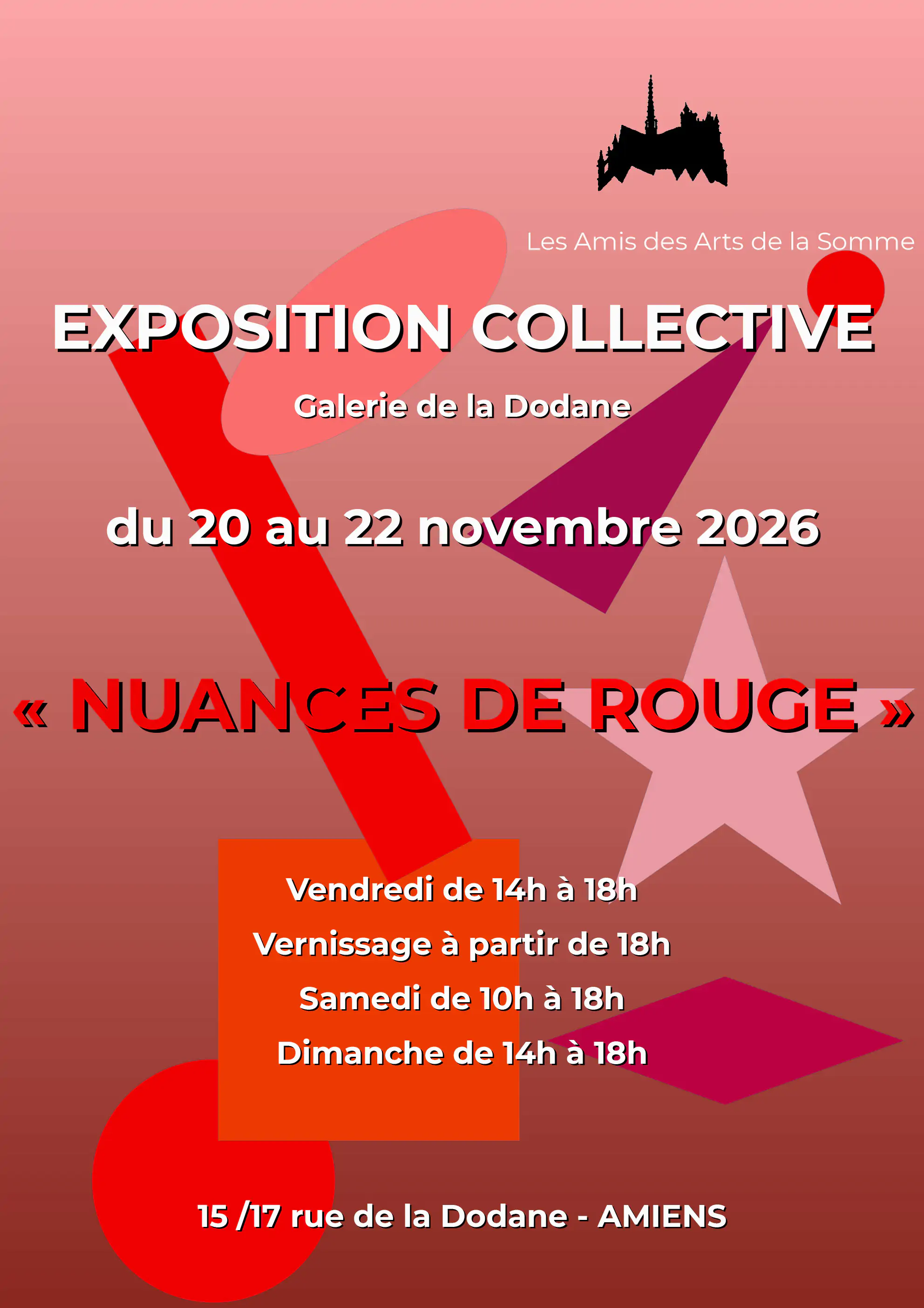Exposition Collective " Nuances de Rouge"