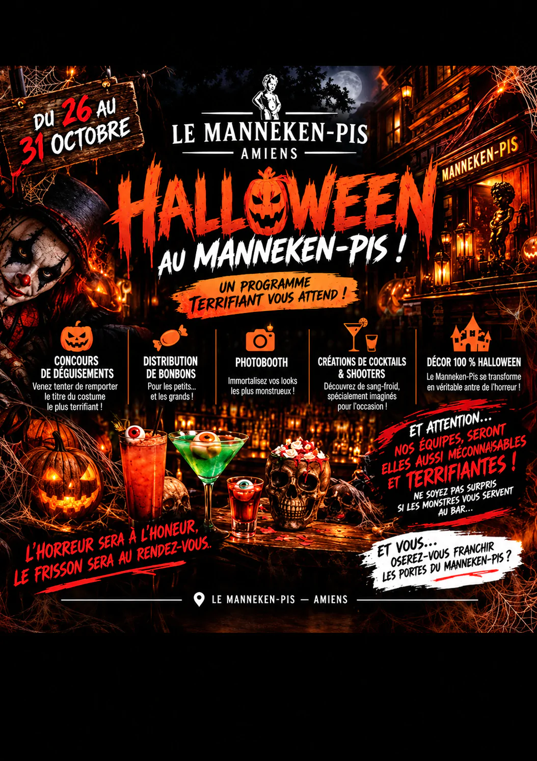 Halloween au Manneken Pis