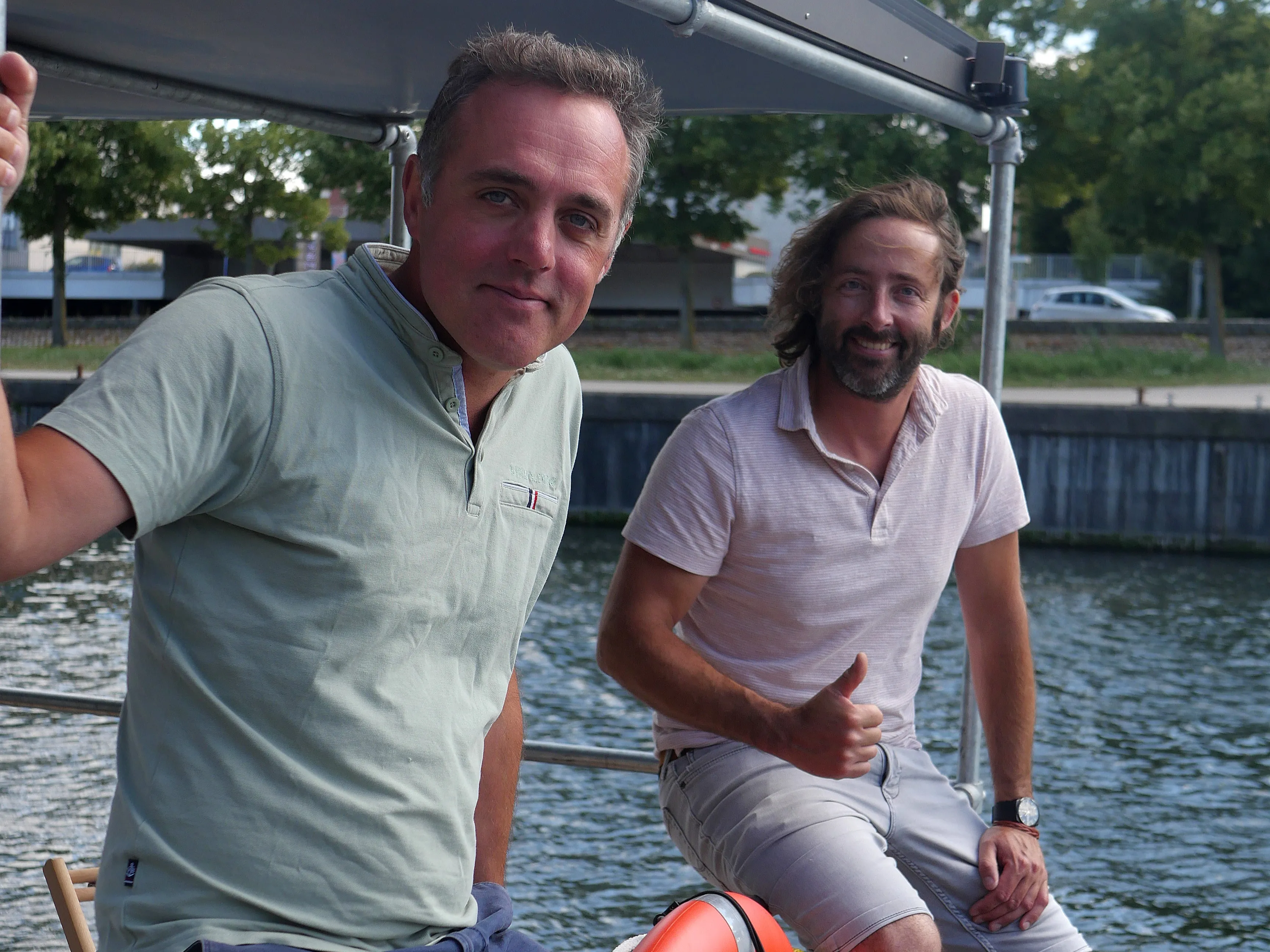 Balade en bateau solaire à Amiens