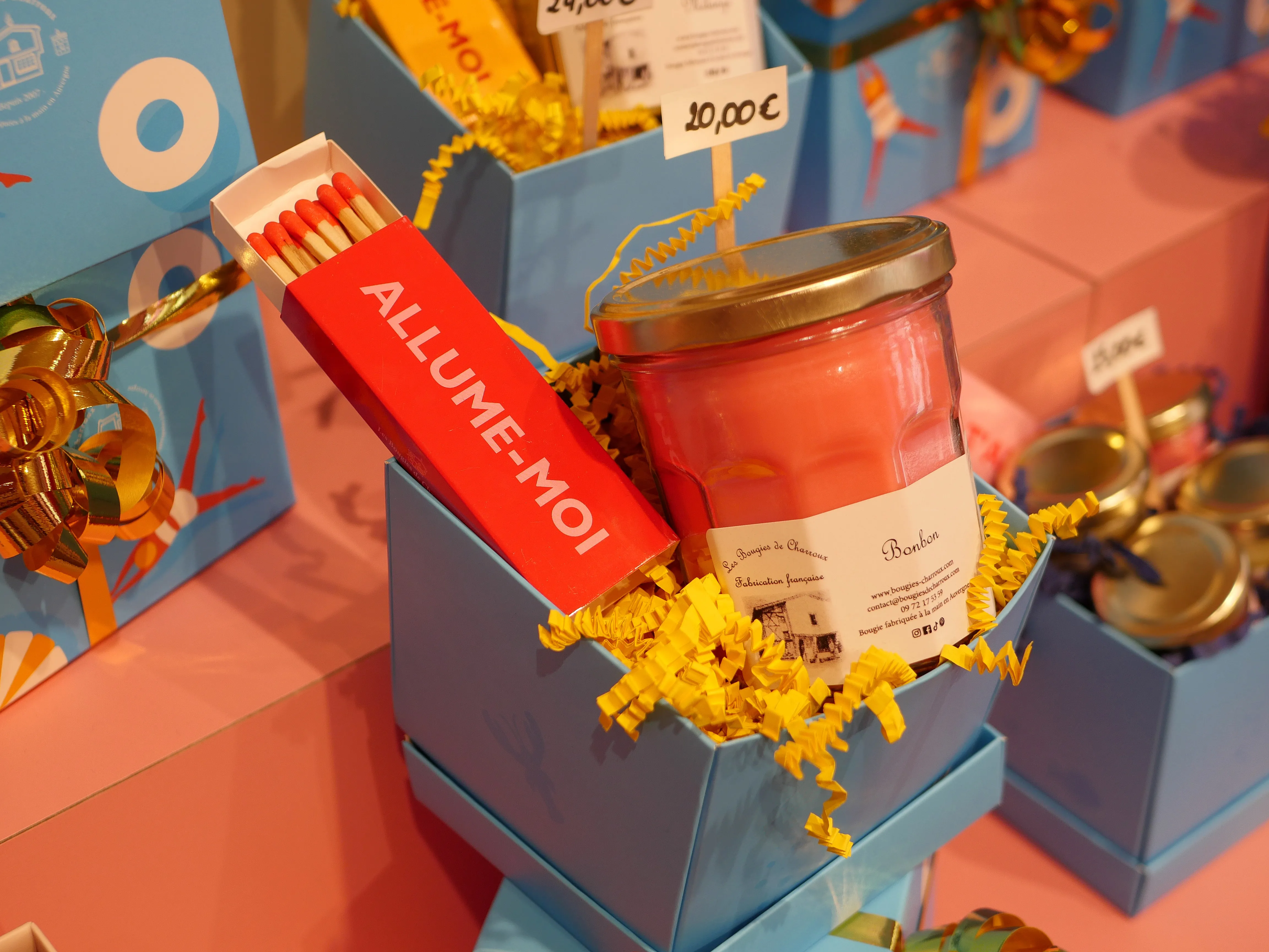 Bougies artisanales fabriquées en France