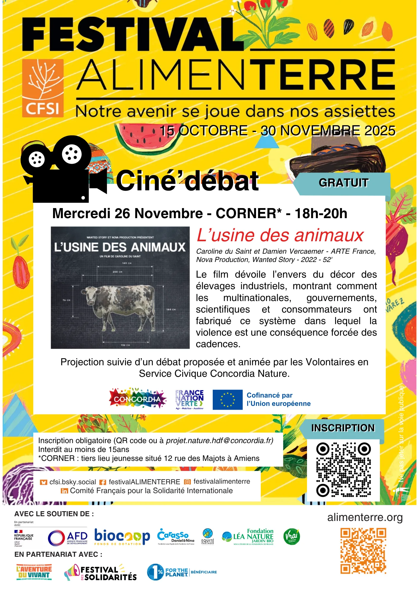 Ciné'débat - Festival AlimenTerre